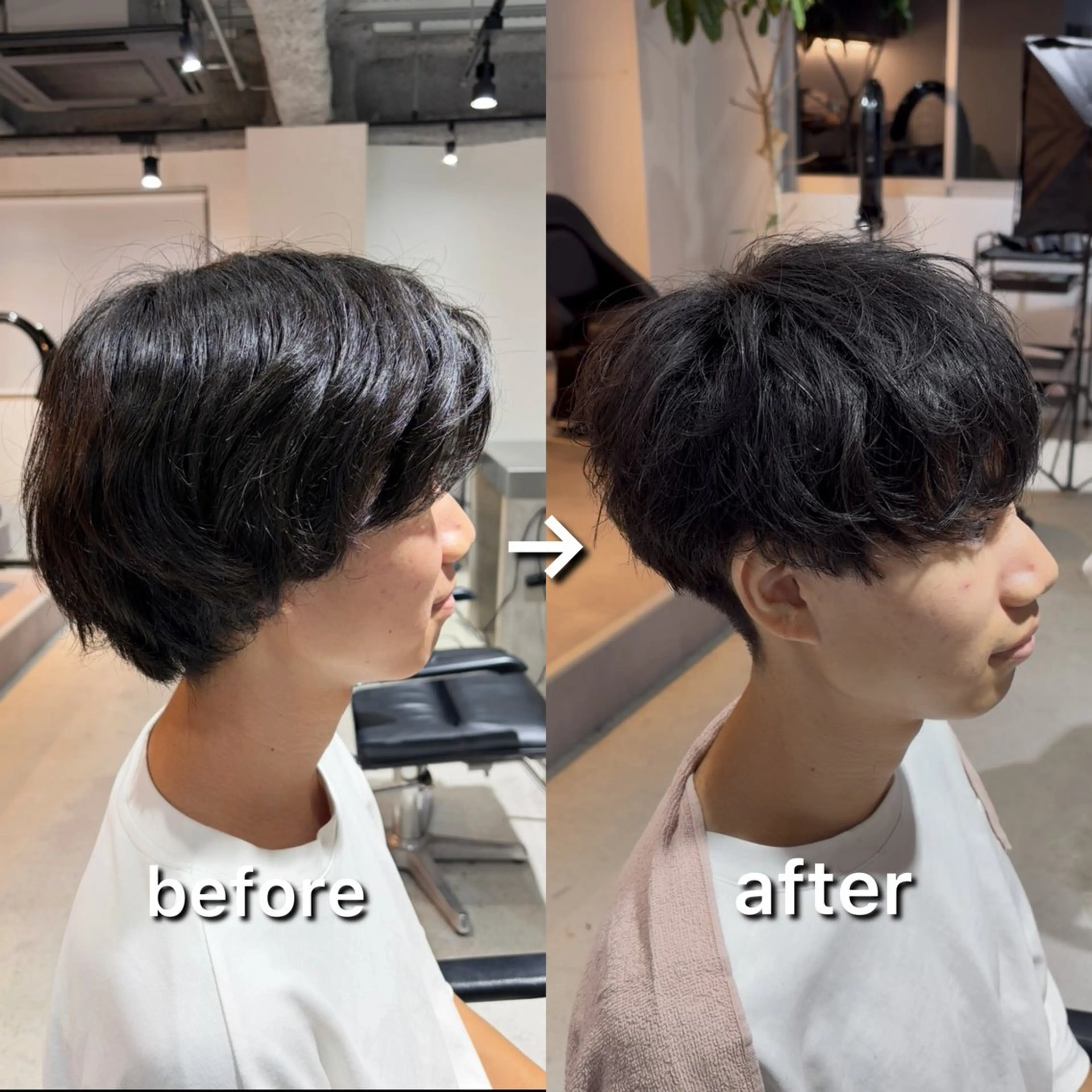 ショート Dover中野✂︎ メンズ美容師島村祐輝のヘアスタイル