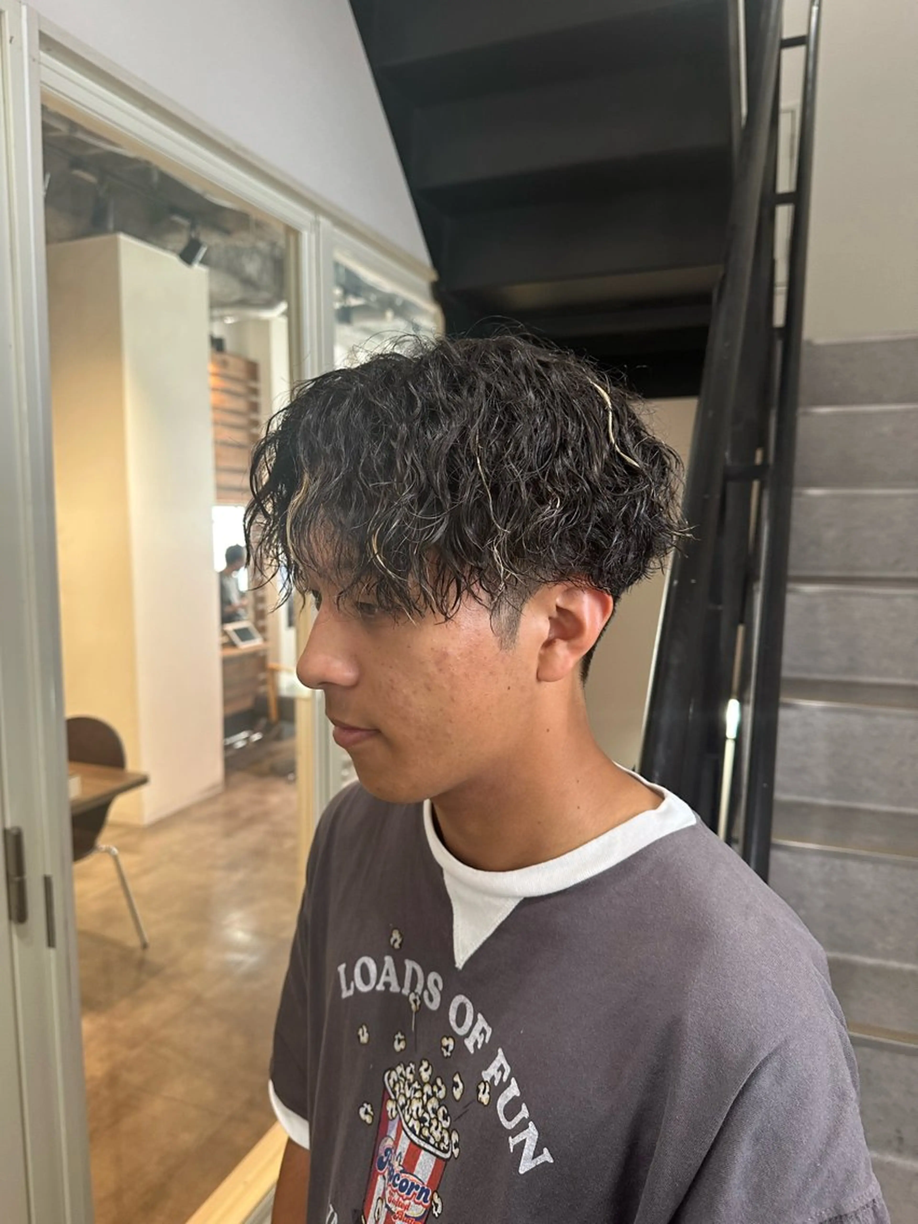 パーマ メンズ メンズブリーチ メンズパーマ カット パーマ 三井淳平 /メンズパーマのヘアスタイル