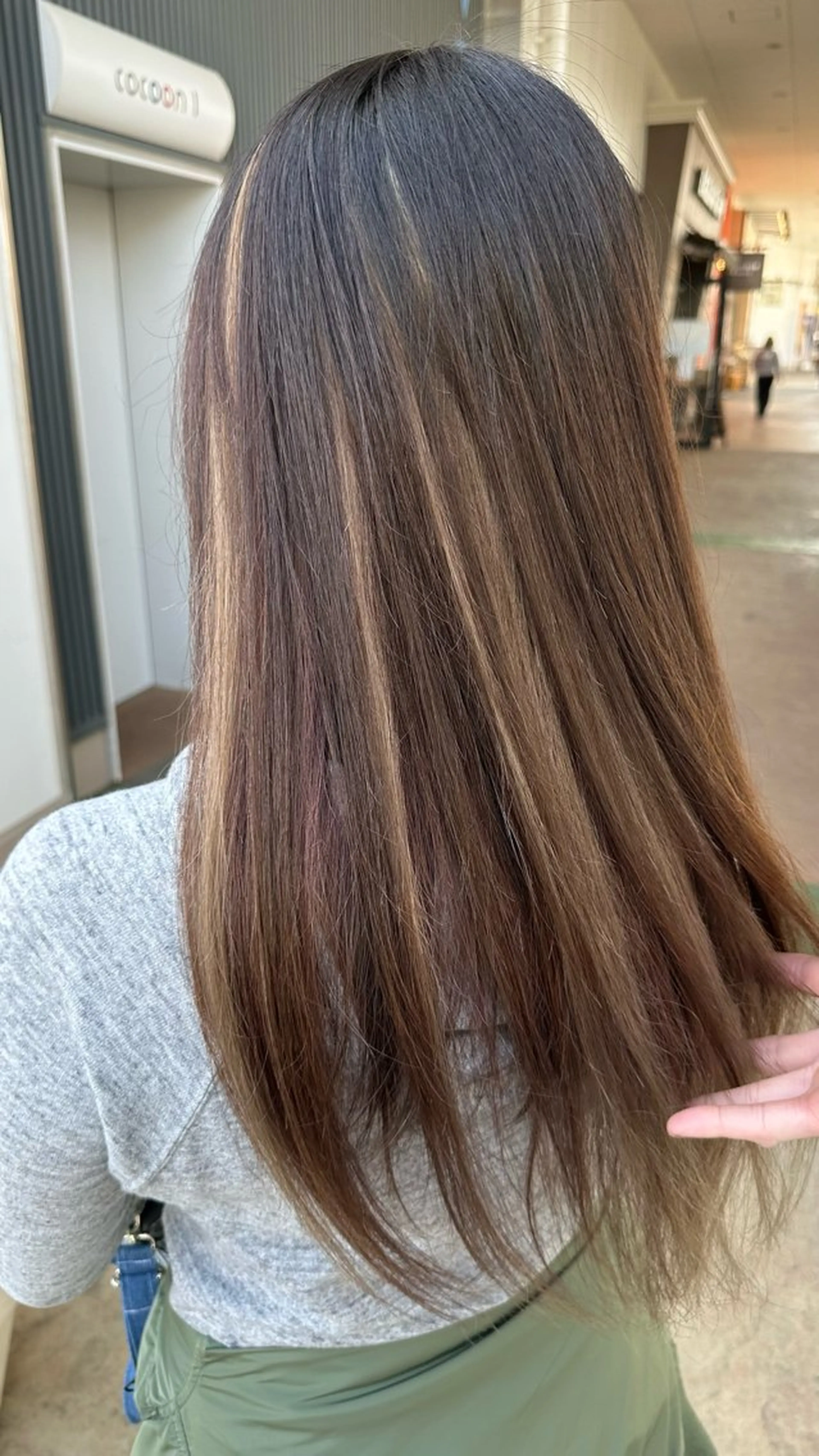 ロング カラー 小顔ボブ/お悩み解決 /ボブパーマ/とういのヘアスタイル