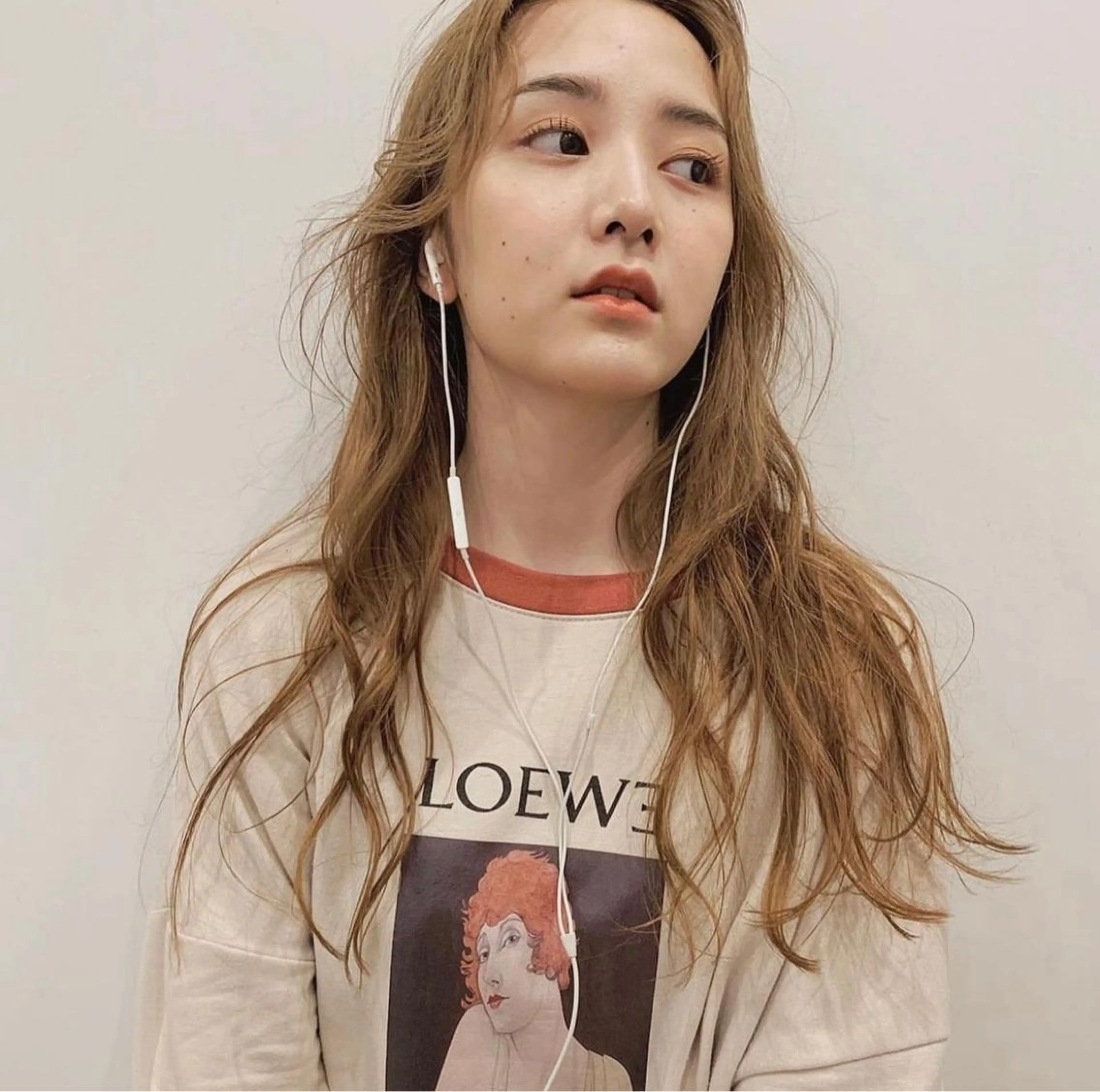 ロング ヘアカラー 梅田／ベージュ レイヤー／ヌマタのヘアスタイル