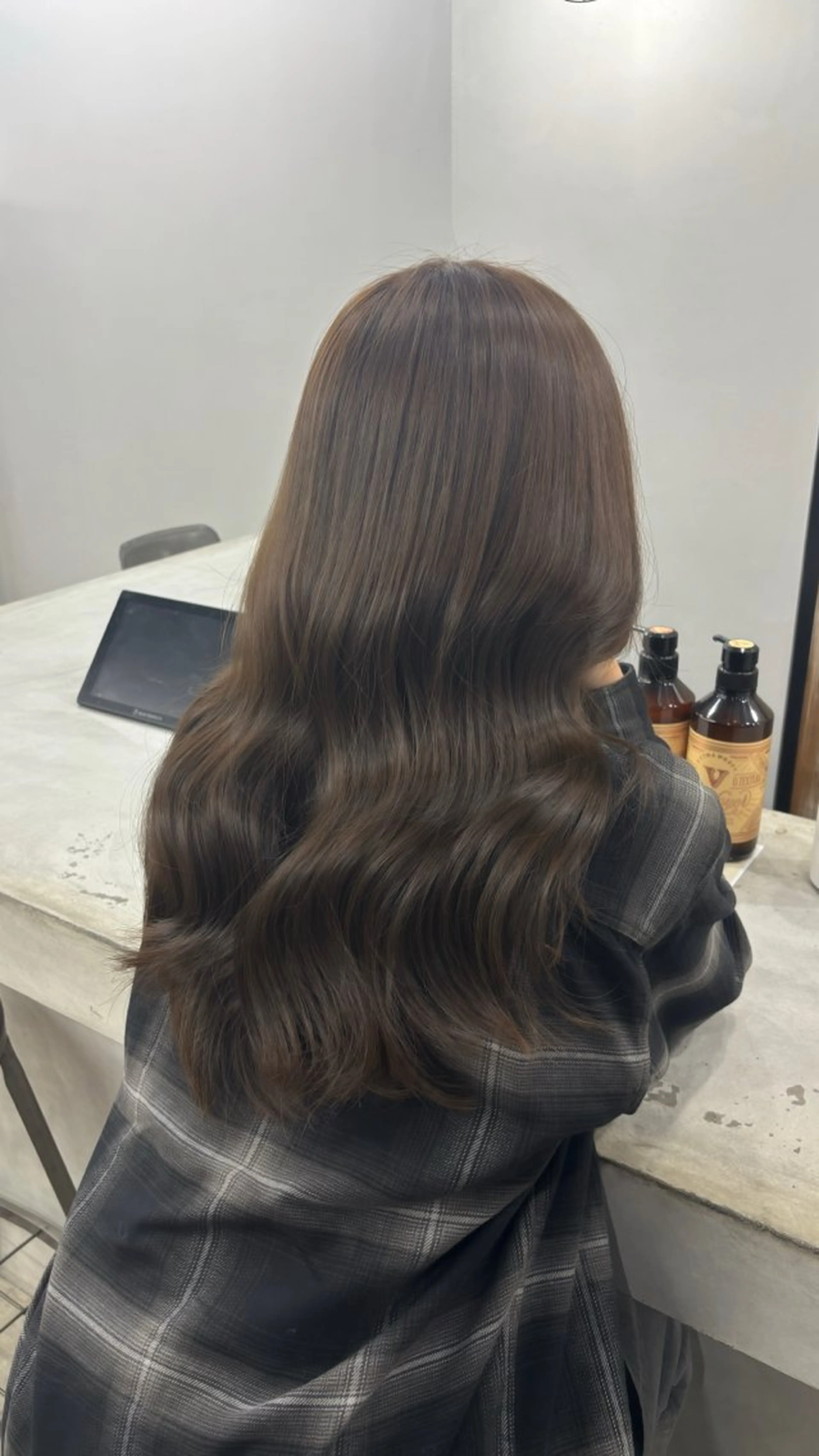 ロング カラー ヘアカラー トリートメント Ameri所属・艶髪／韓国ヘア🎀 Kanon︎︎⁺.のヘアスタイル