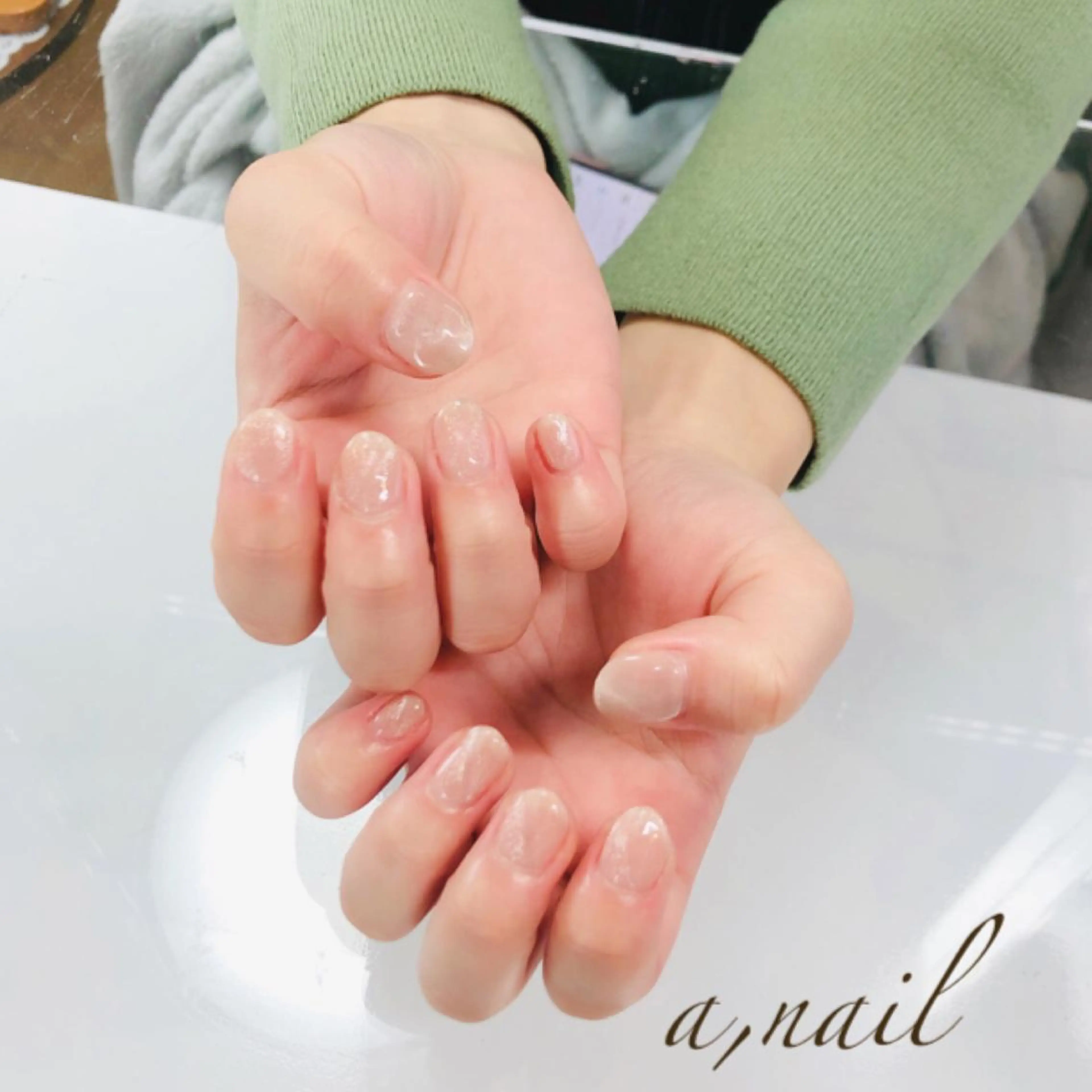 ネイル フットネイル ラメ(グリッター) マグネットネイル ニュアンスネイル オフィスネイル ハンドネイル ネイルサロン エーネイルのネイルデザイン