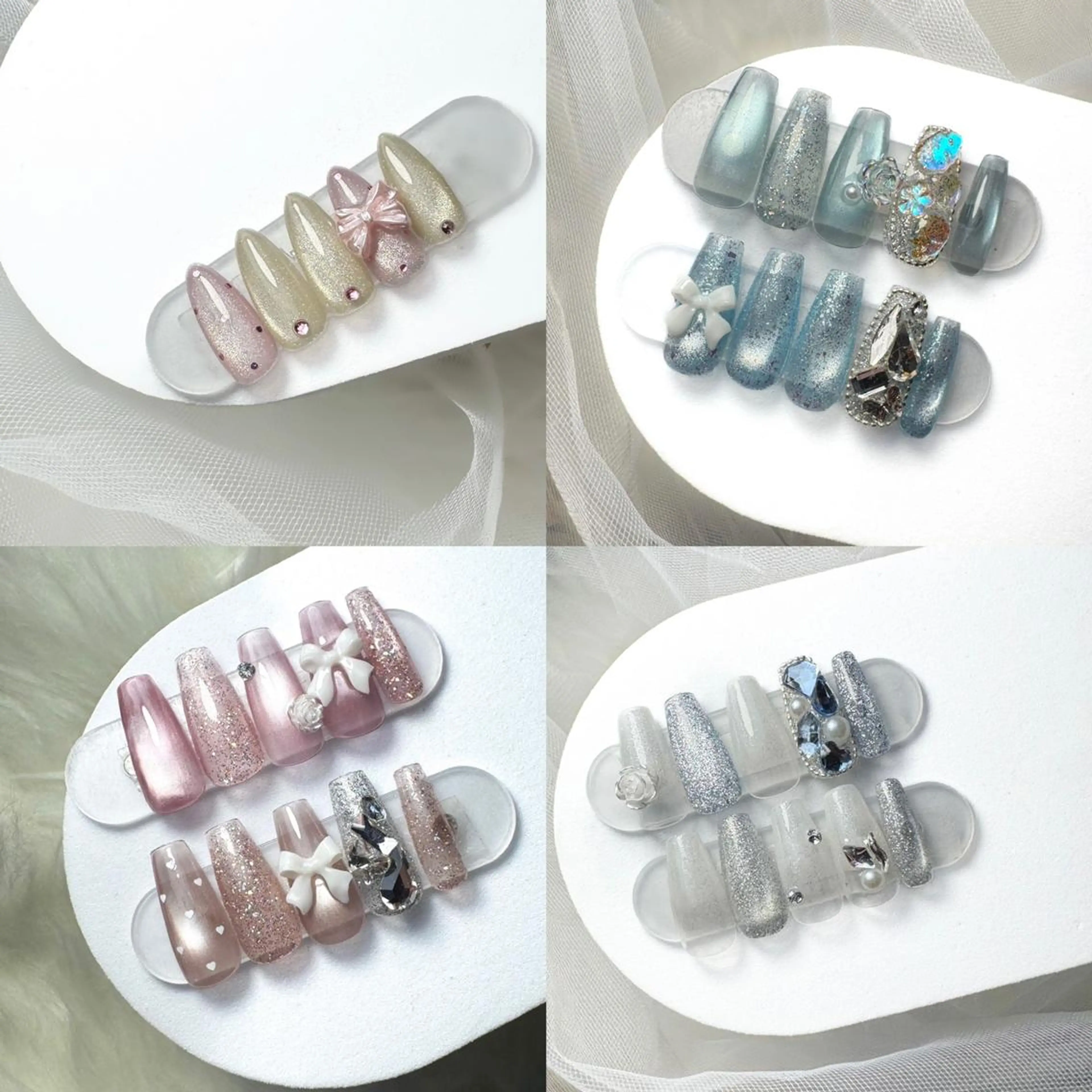 ネイル ストーンネイル ハンドネイル yuka / KUONのネイルデザイン