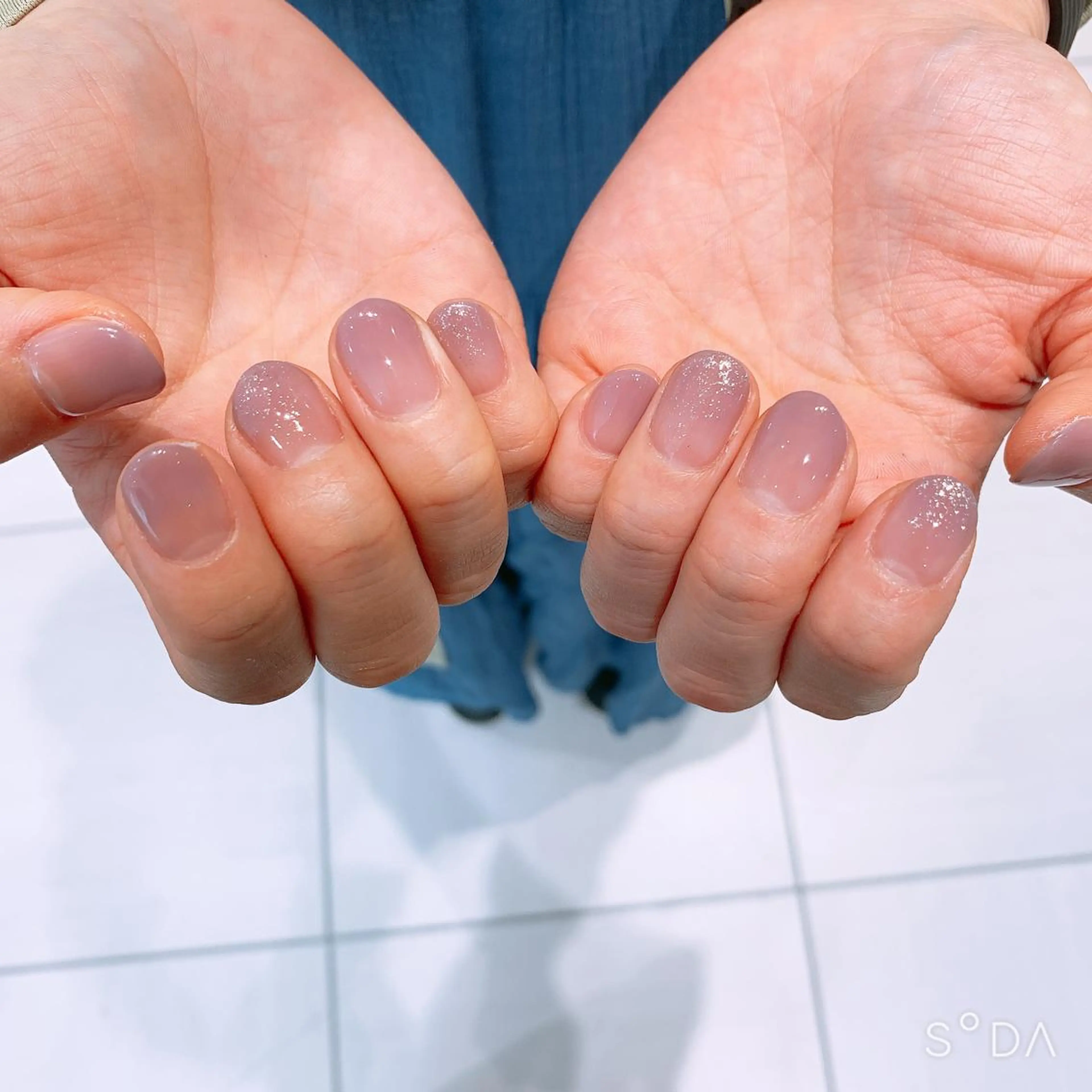 ネイル グラデーション パープル Rena colore'のネイルデザイン