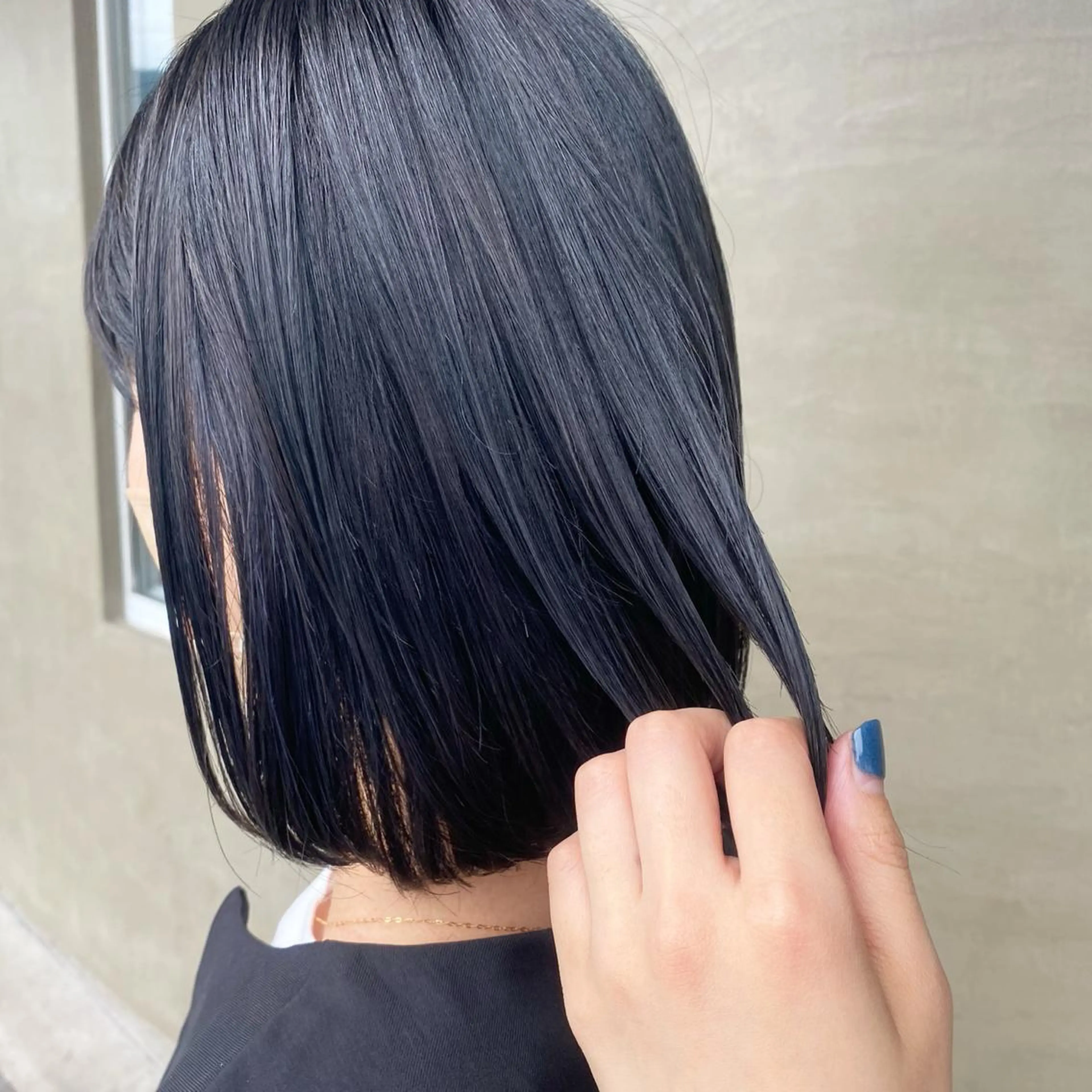 カラー ブルーカラー ハイライトカラー ネイビーカラー 柔らかカラー🥛 mayucoのヘアスタイル