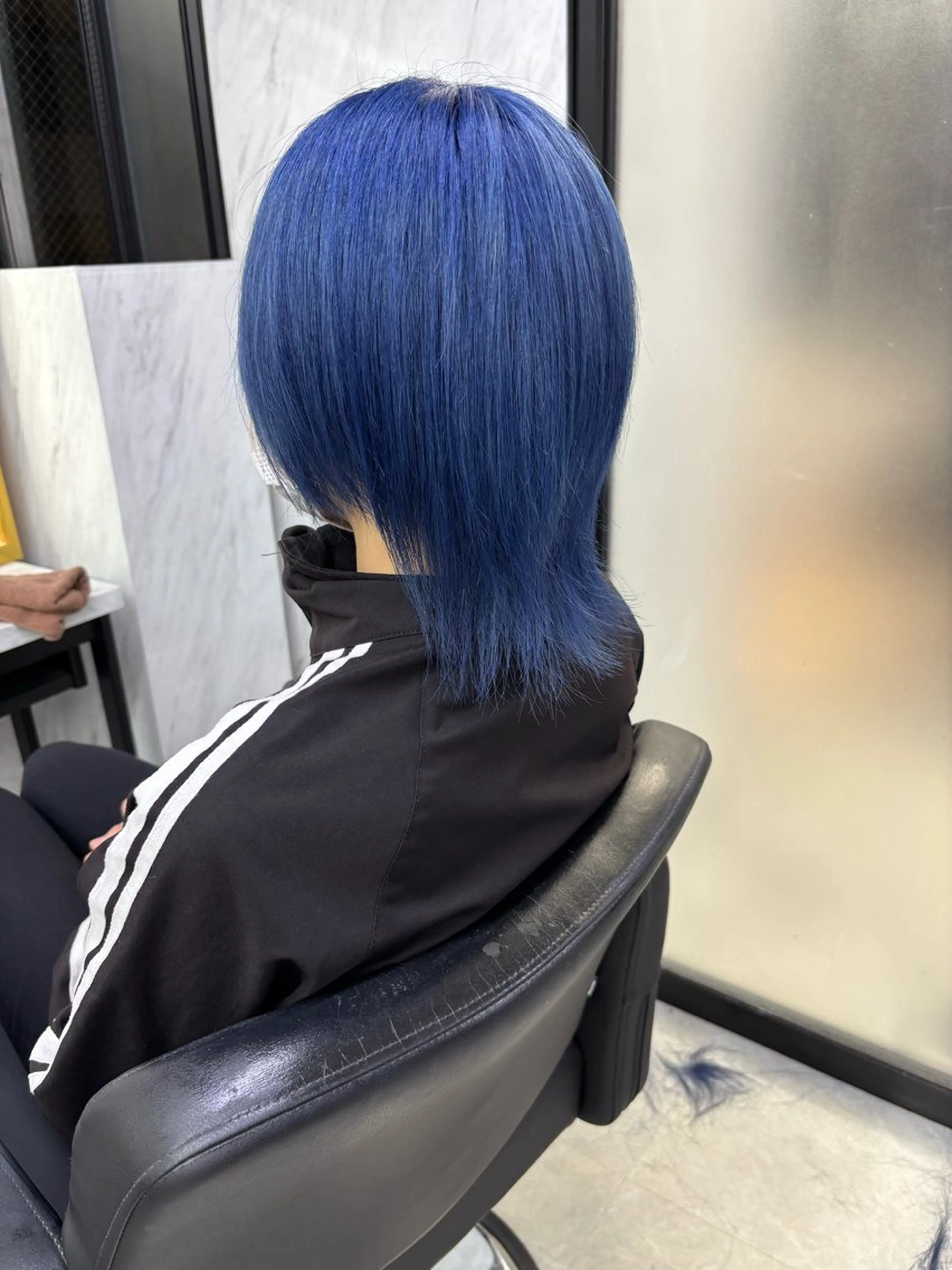 ショート カラー ブルーカラー ヘアカラー Sanaka Kaiのヘアスタイル