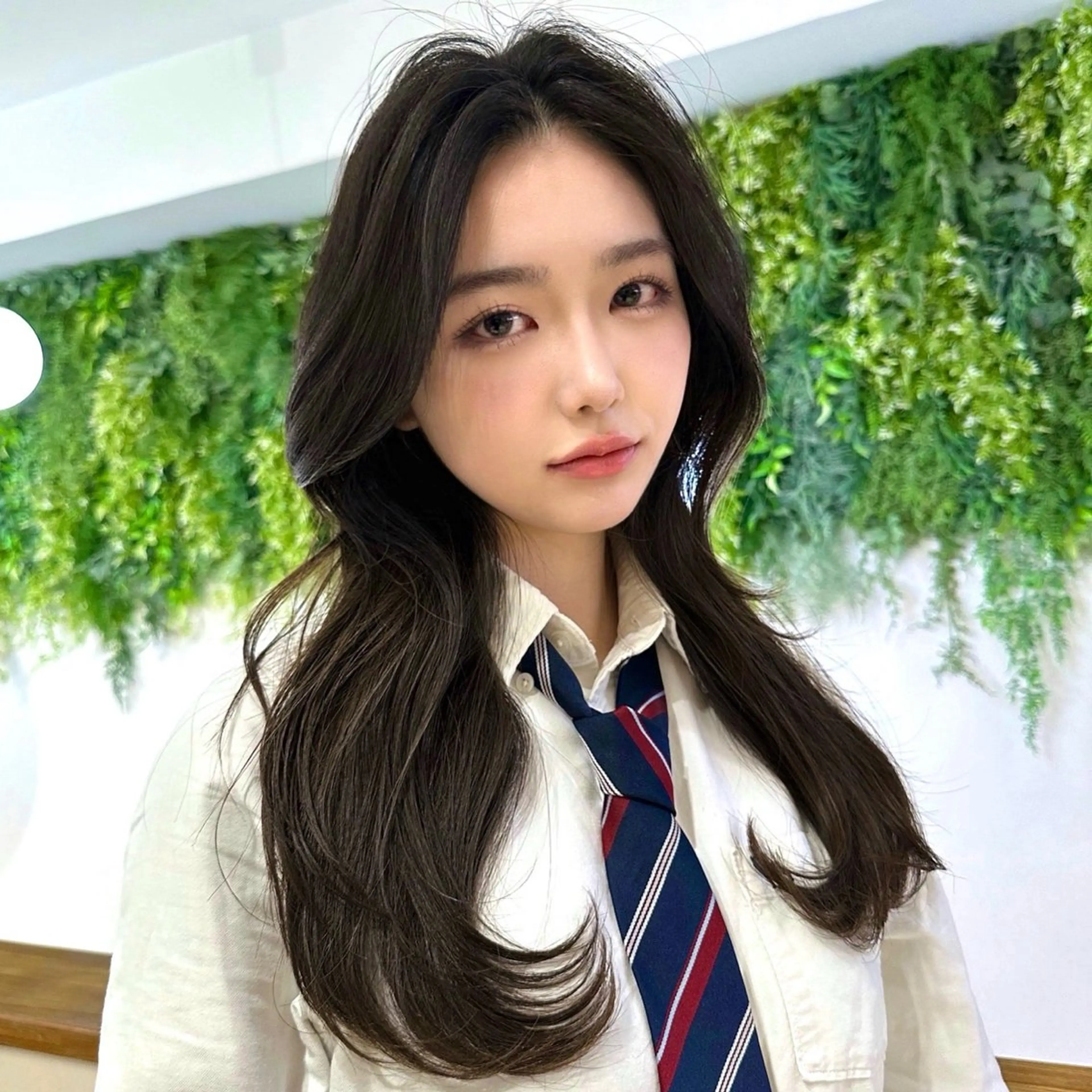 ロング カラー 顔周りカット 韓国風ヘア レイヤーカット 似合わせカット レイヤー/韓国ヘア /顔周り/大久保貴之のヘアスタイル