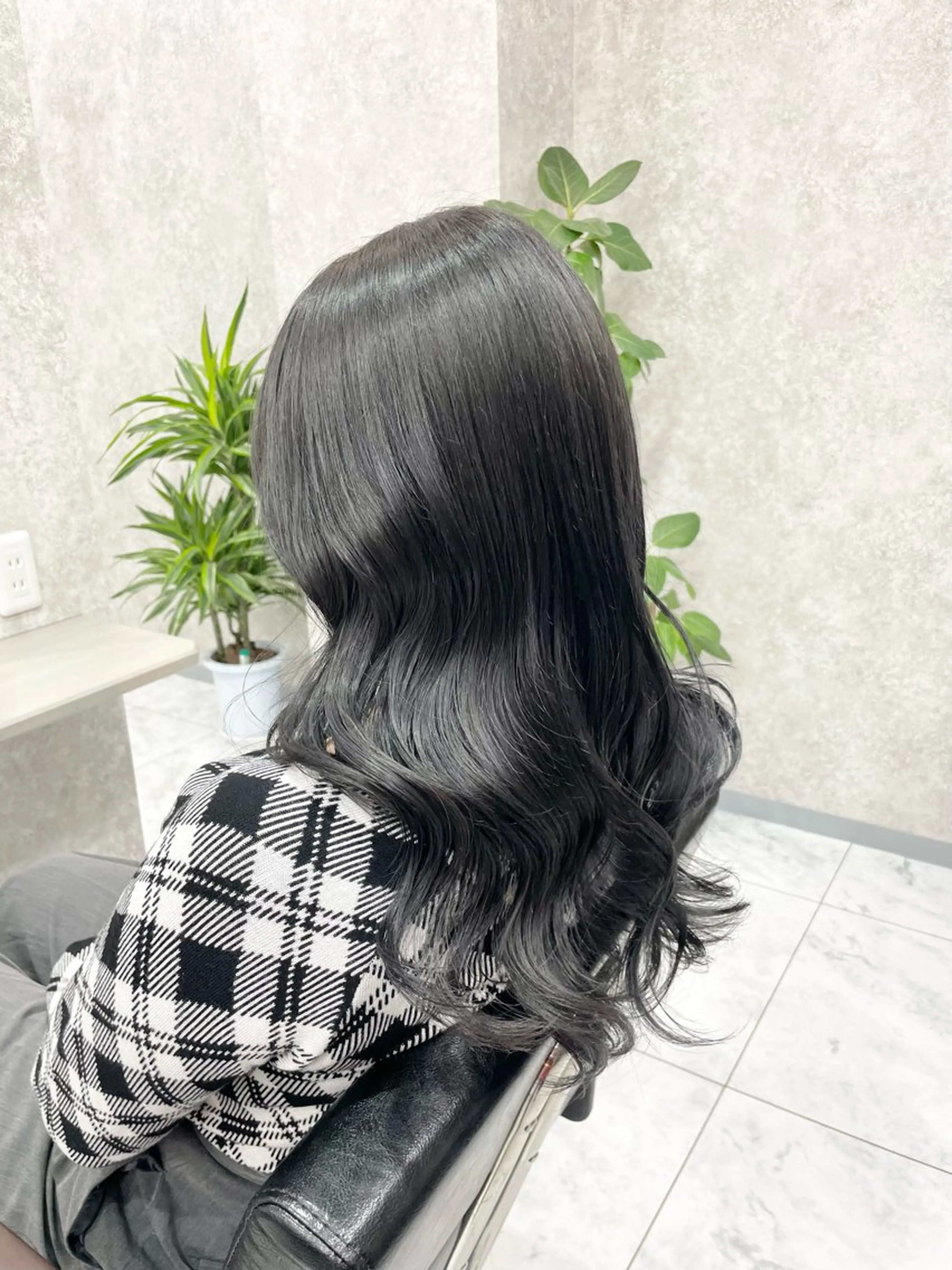 セミロング 🦋ハイトーン🦋 石山 希理🦋のヘアスタイル