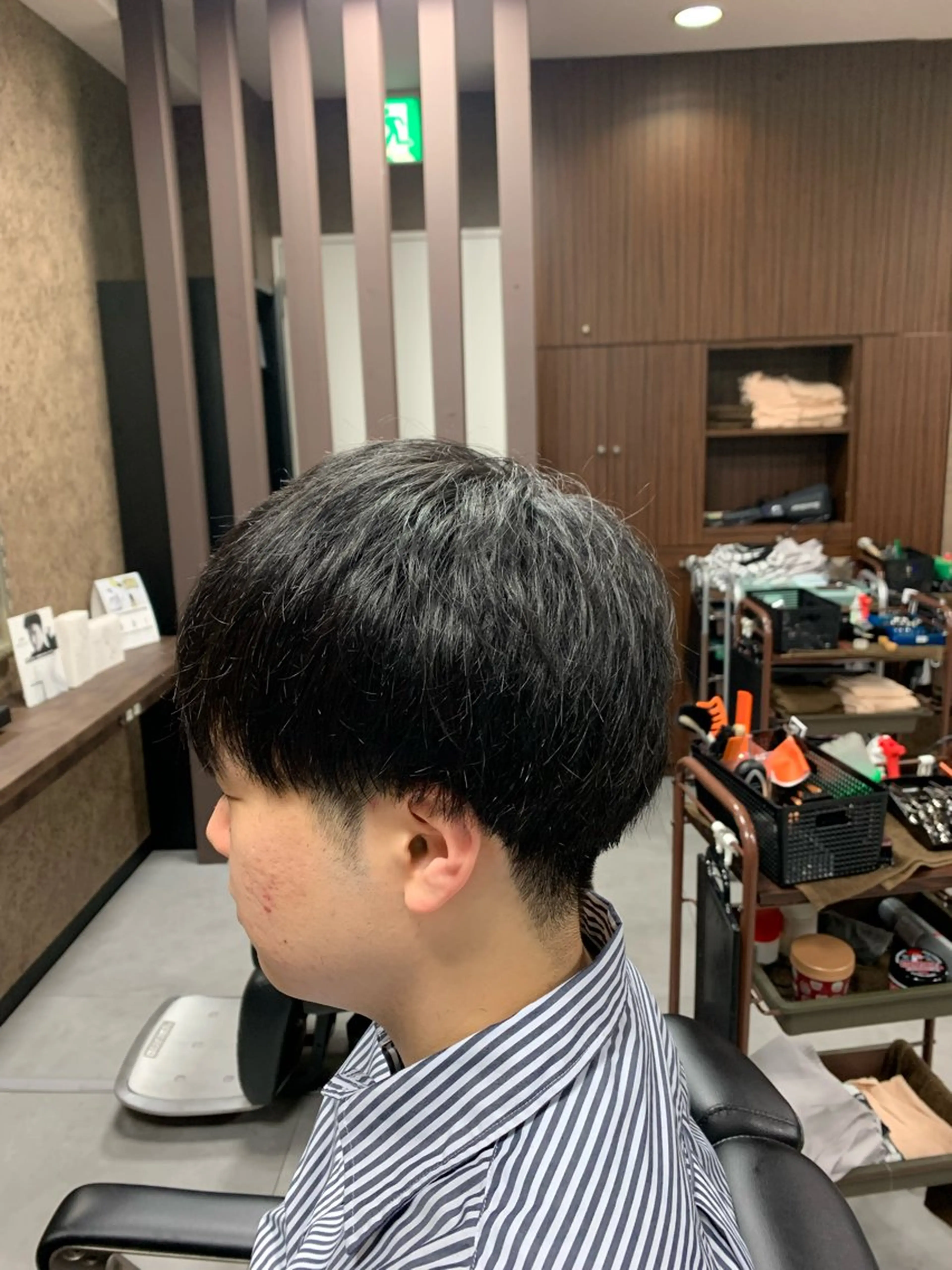 メンズ バーバーショップ涼桜新町店所属・田中大 パーマ/メンズカットのヘアスタイル