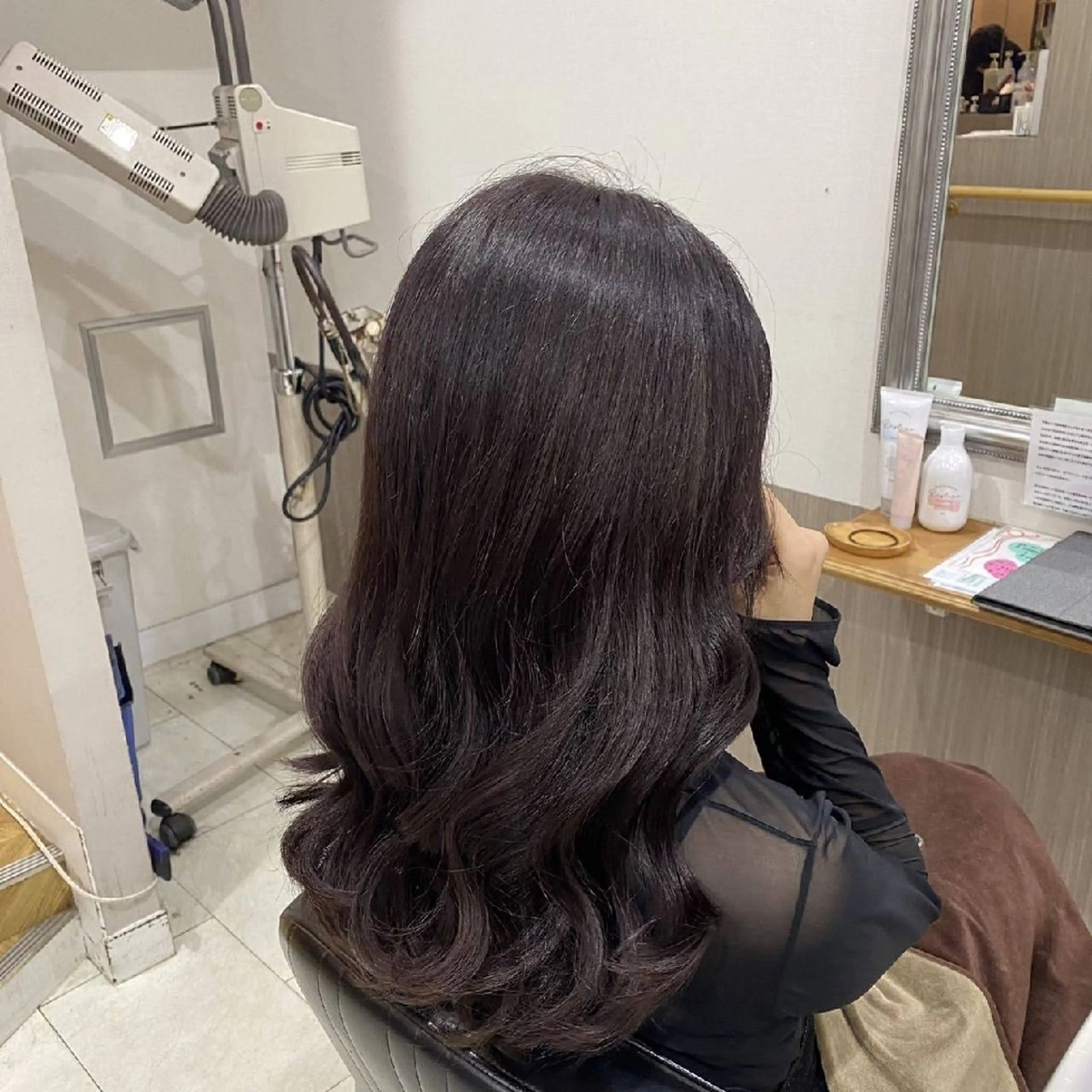 カラー ヘアカラー 暖色🍎透明感カラー 🩵小林かりんのヘアスタイル