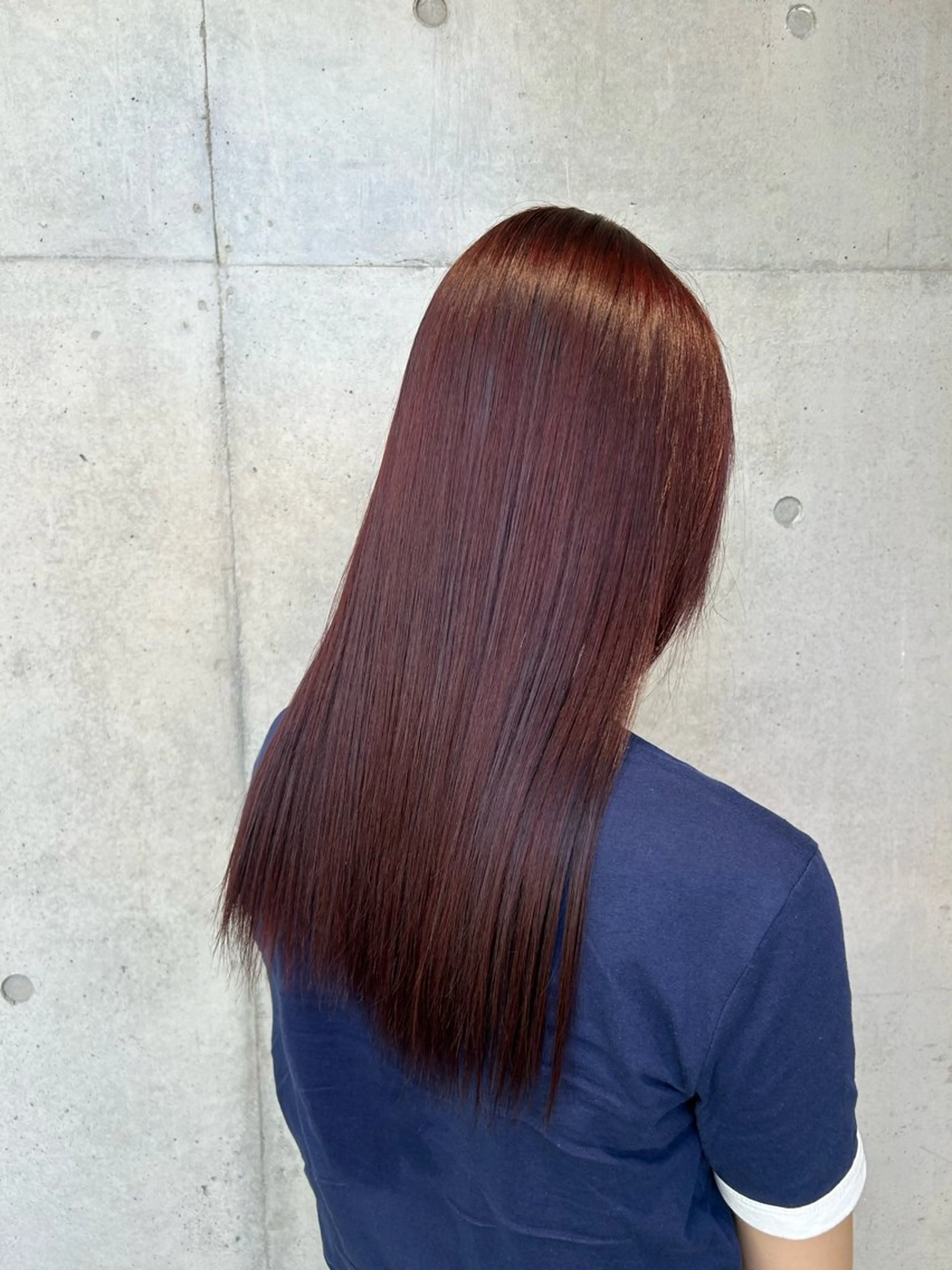 ロング カラー ヘアアレンジ ヘアカラー トリートメント ボブ艶モテカラー🫧 カリンのヘアスタイル