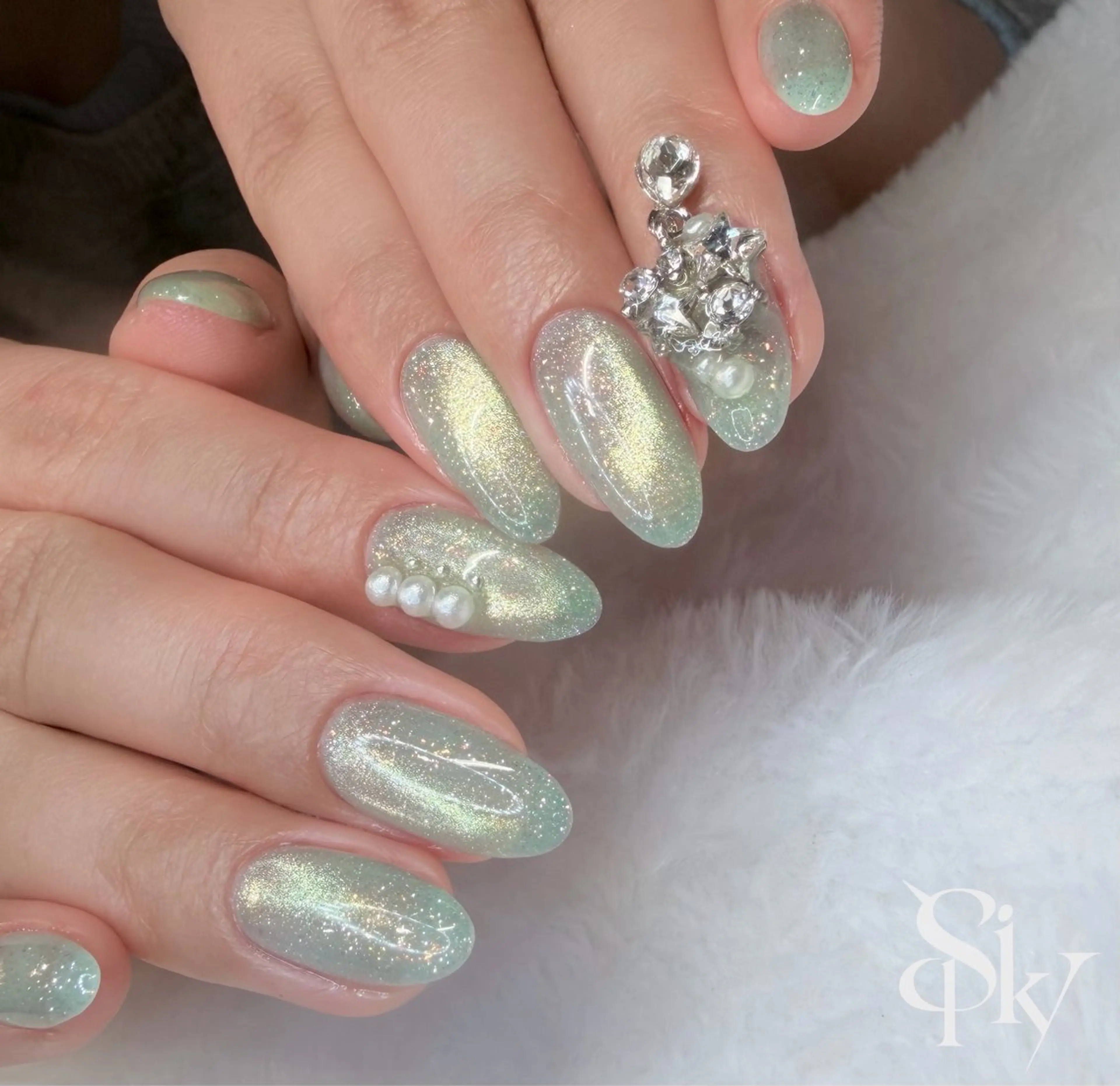 ネイル ハンドネイル Spiky とうげ ふうかのネイルデザイン