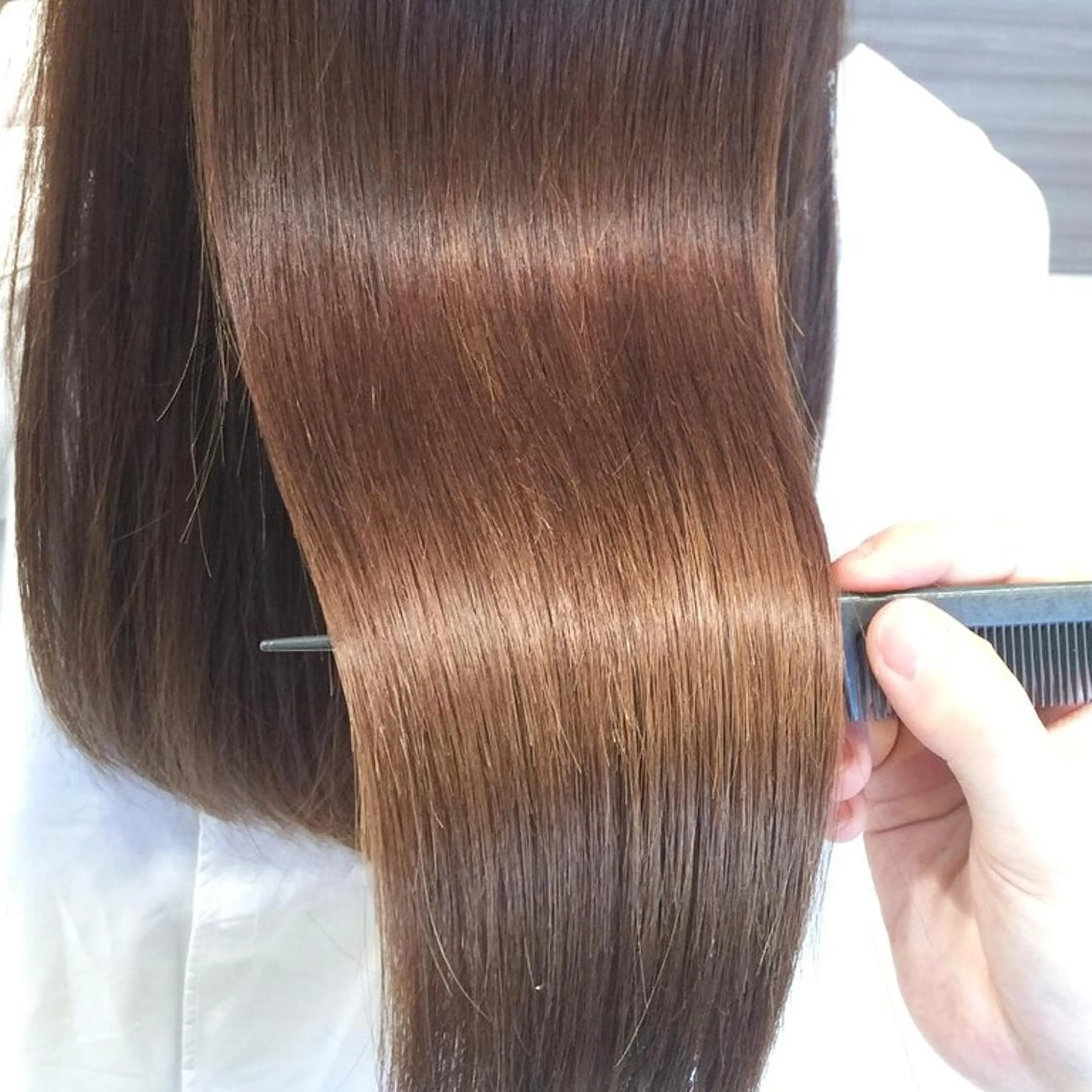 セミロング 縮毛矯正 トリートメント Ash 店長　山下達也のヘアスタイル