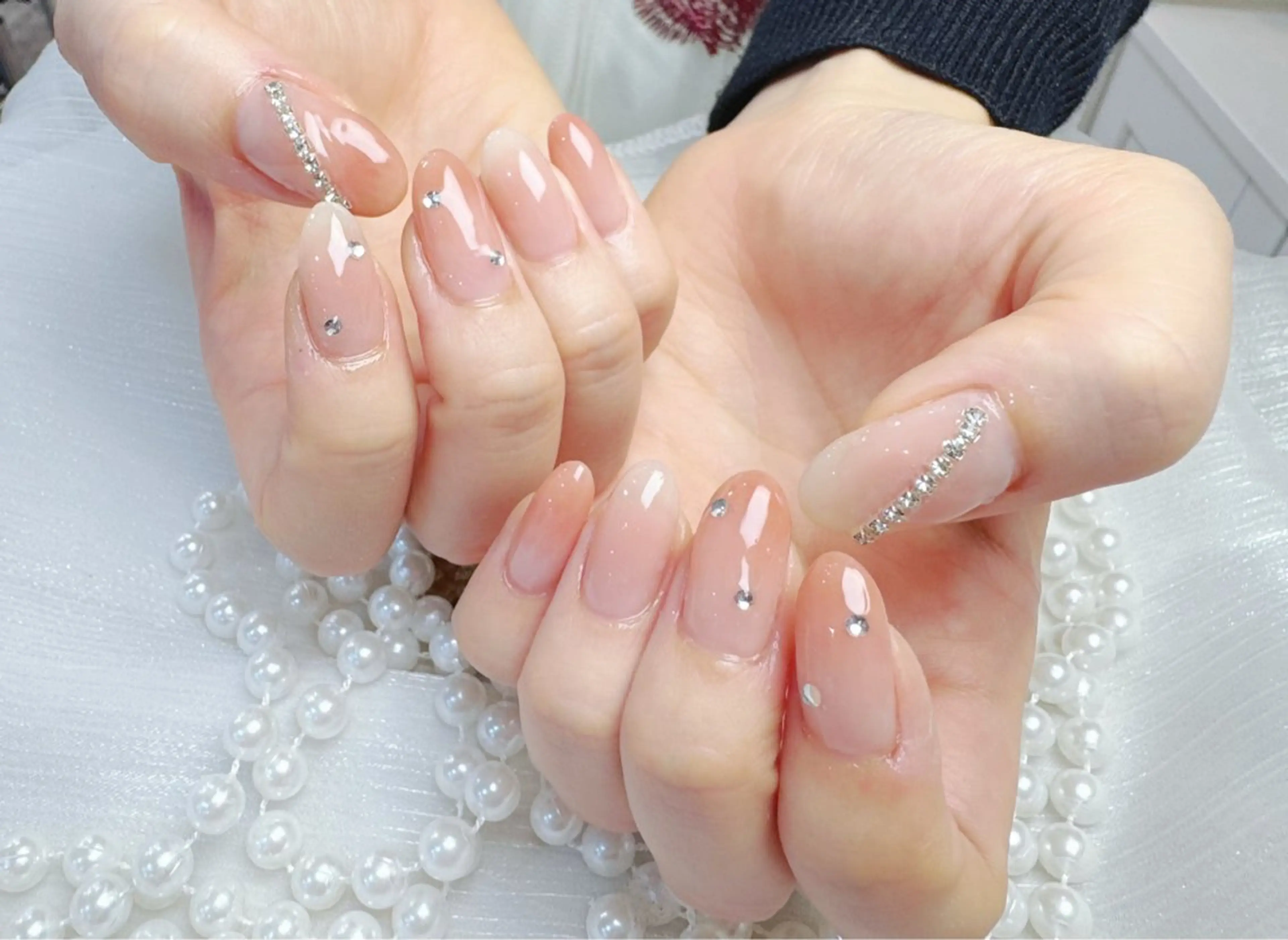 ネイル アートネイル フットネイル ジェルネイル ハート マグネットネイル Babarla Nailのネイルデザイン