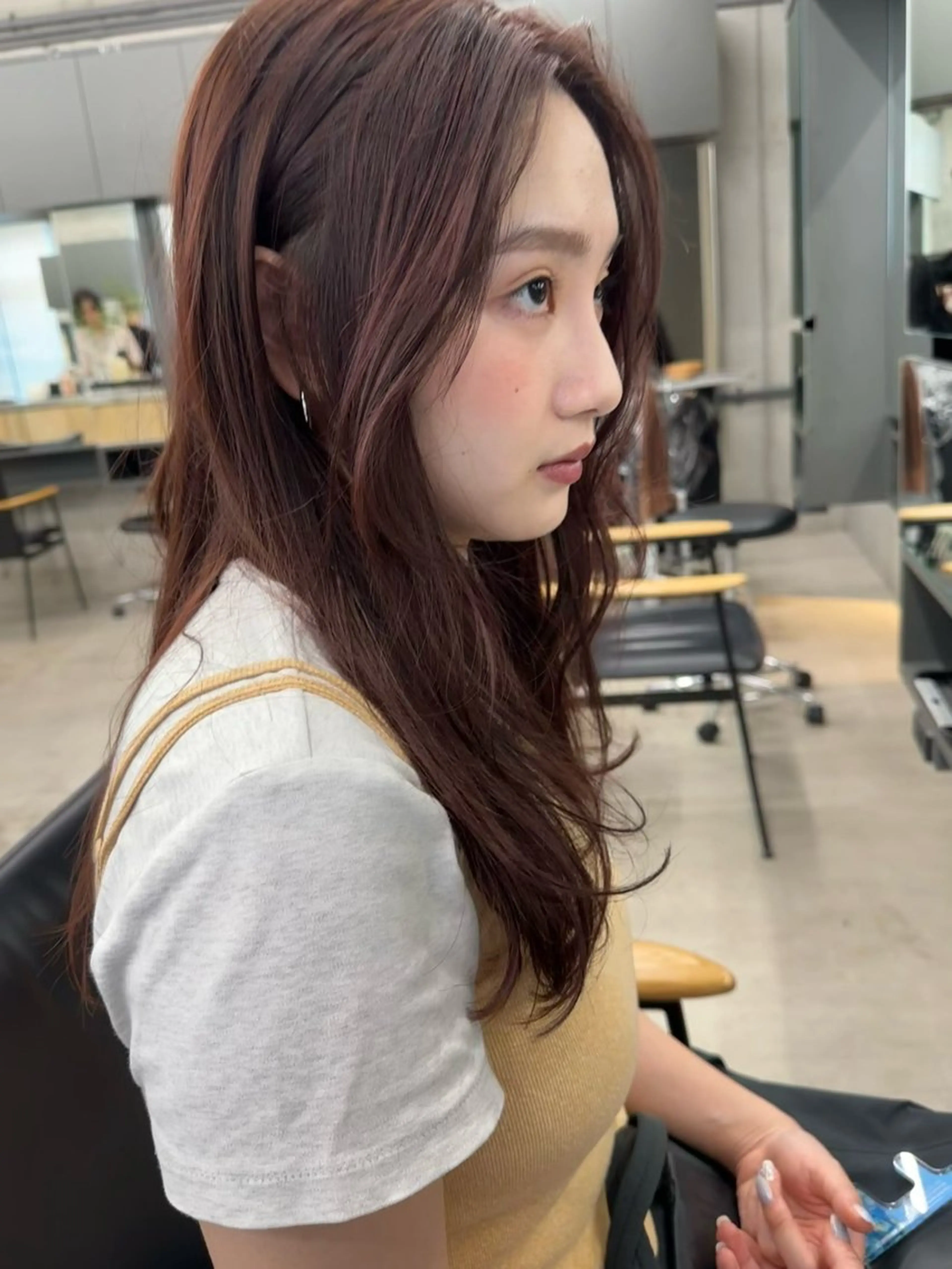 ロング カラー カット ヘアカラー お悩み解決パーマ hana🩰のヘアスタイル