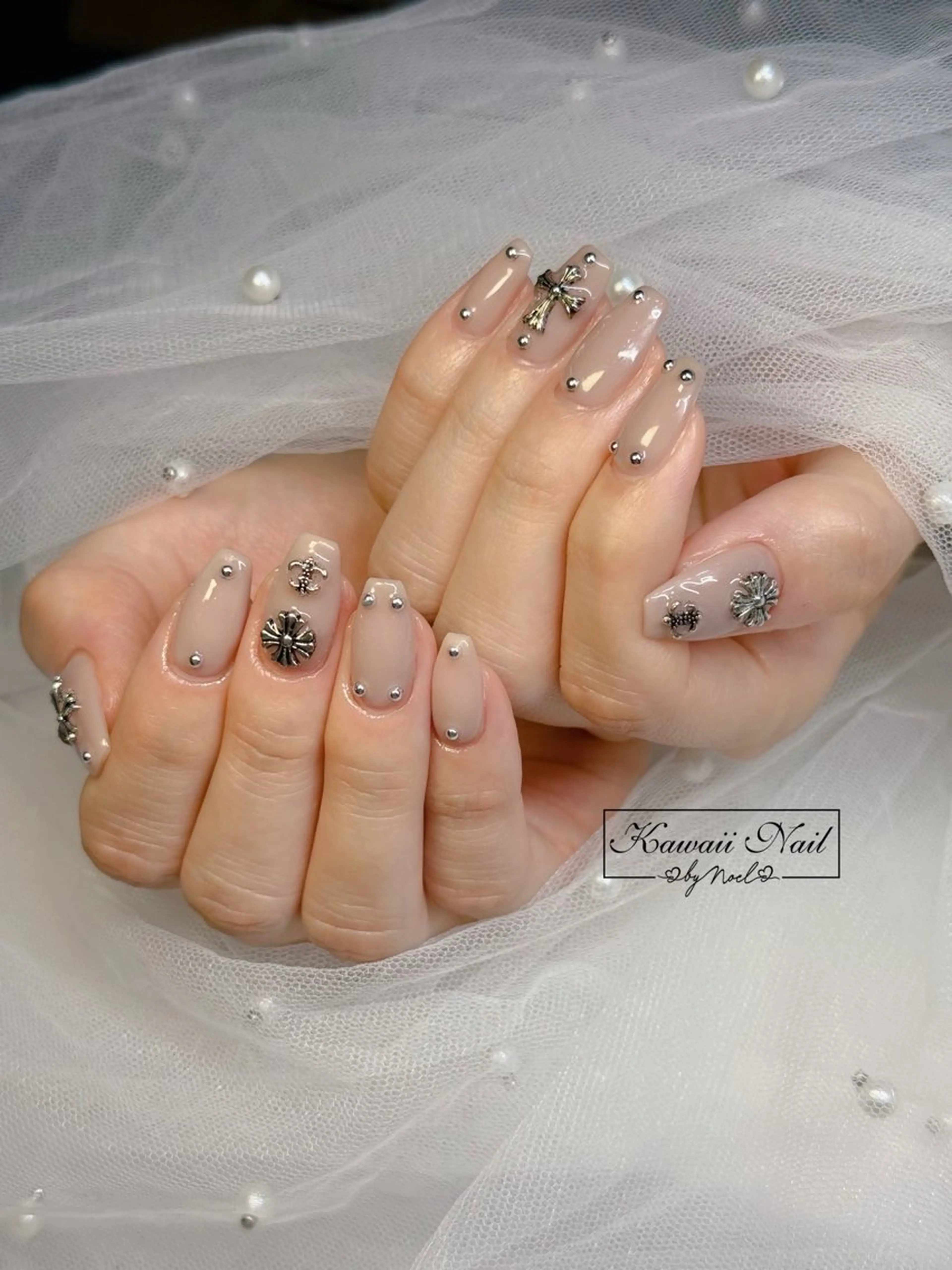 ネイル アートネイル フットネイル フレンチネイル ジェルネイル 韓国ネイル Kawaii Nail Salon所属・YURI NAIL NARITAのネイルデザイン