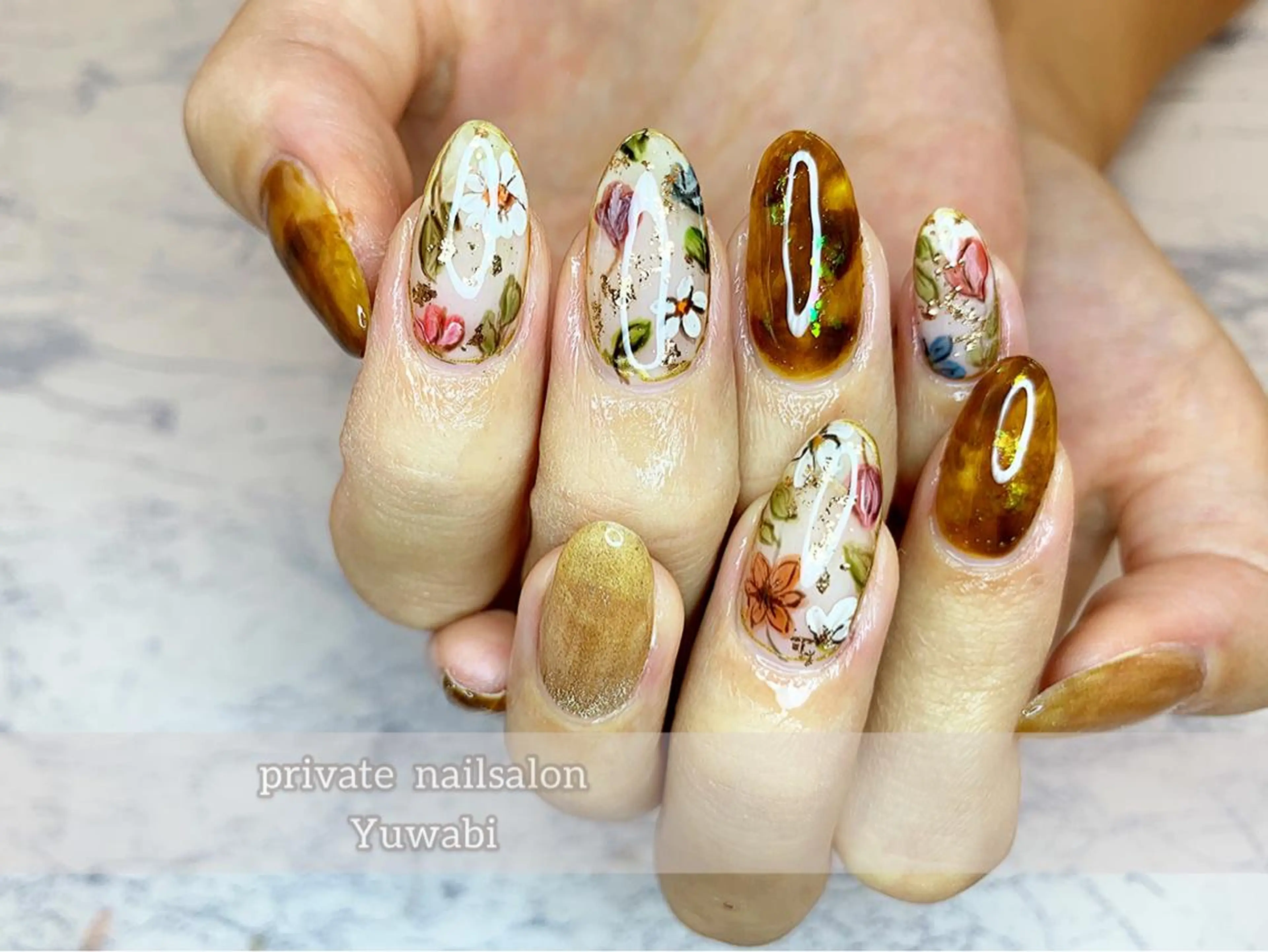 ネイル アートネイル ハンドネイル フットネイル Yuwabi Nail所属・Mimore ミモア 水戸のネイルデザイン