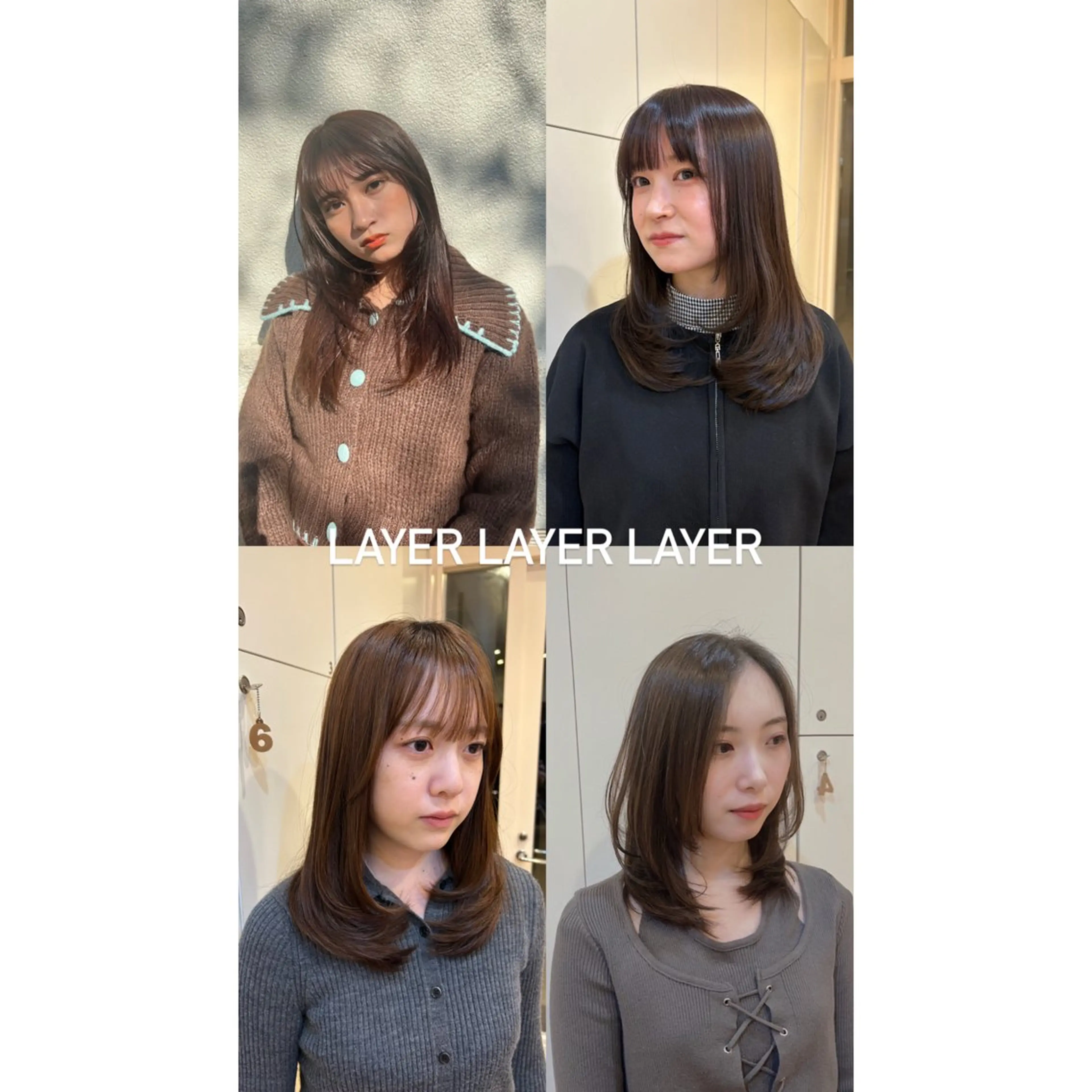 ロング レイヤーカット カット CINNAMON所属・カットモデル レイヤーカット/ボブのヘアスタイル