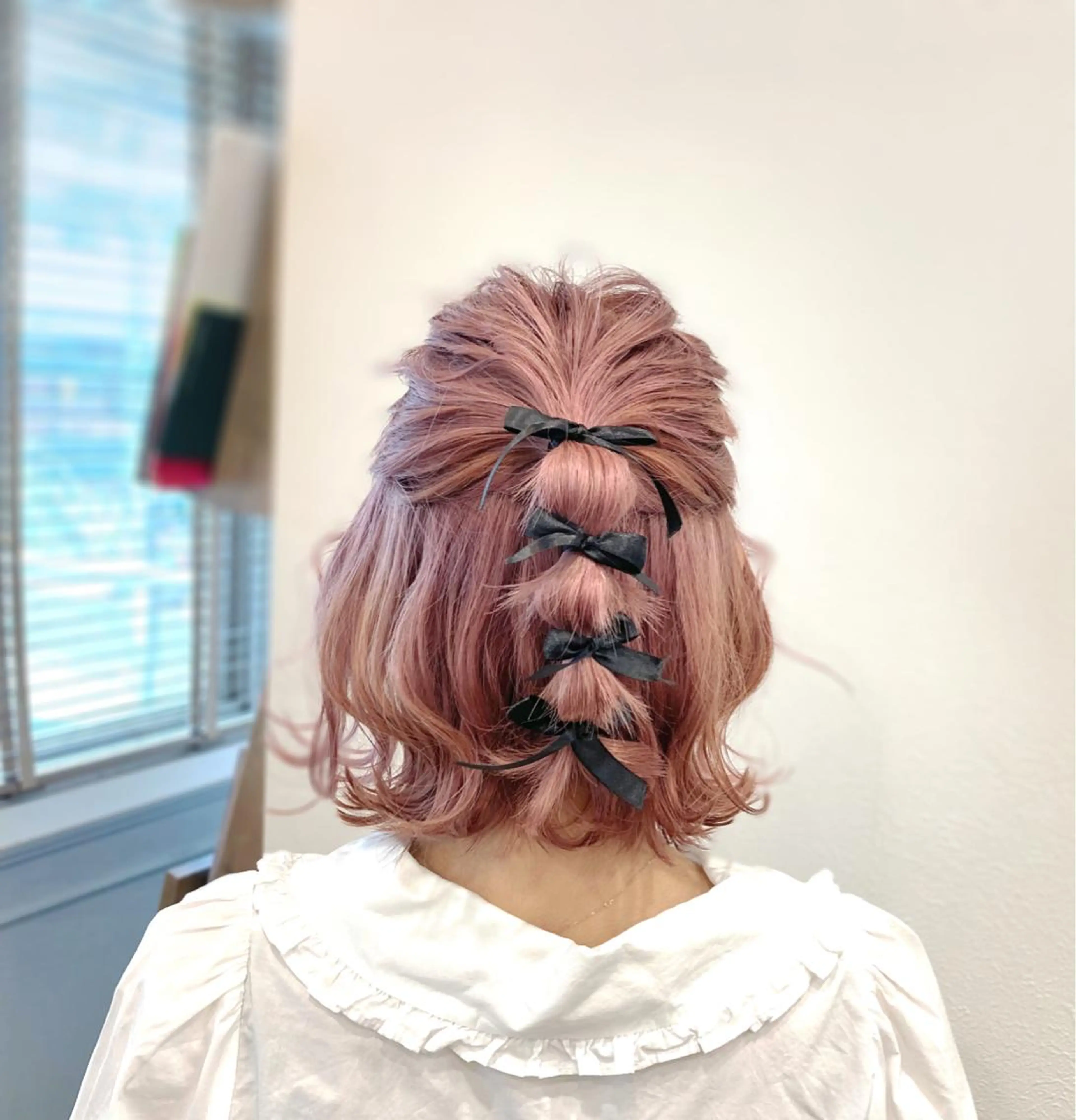 ミディアム ヘアアレンジ 菅原 綾のヘアスタイル