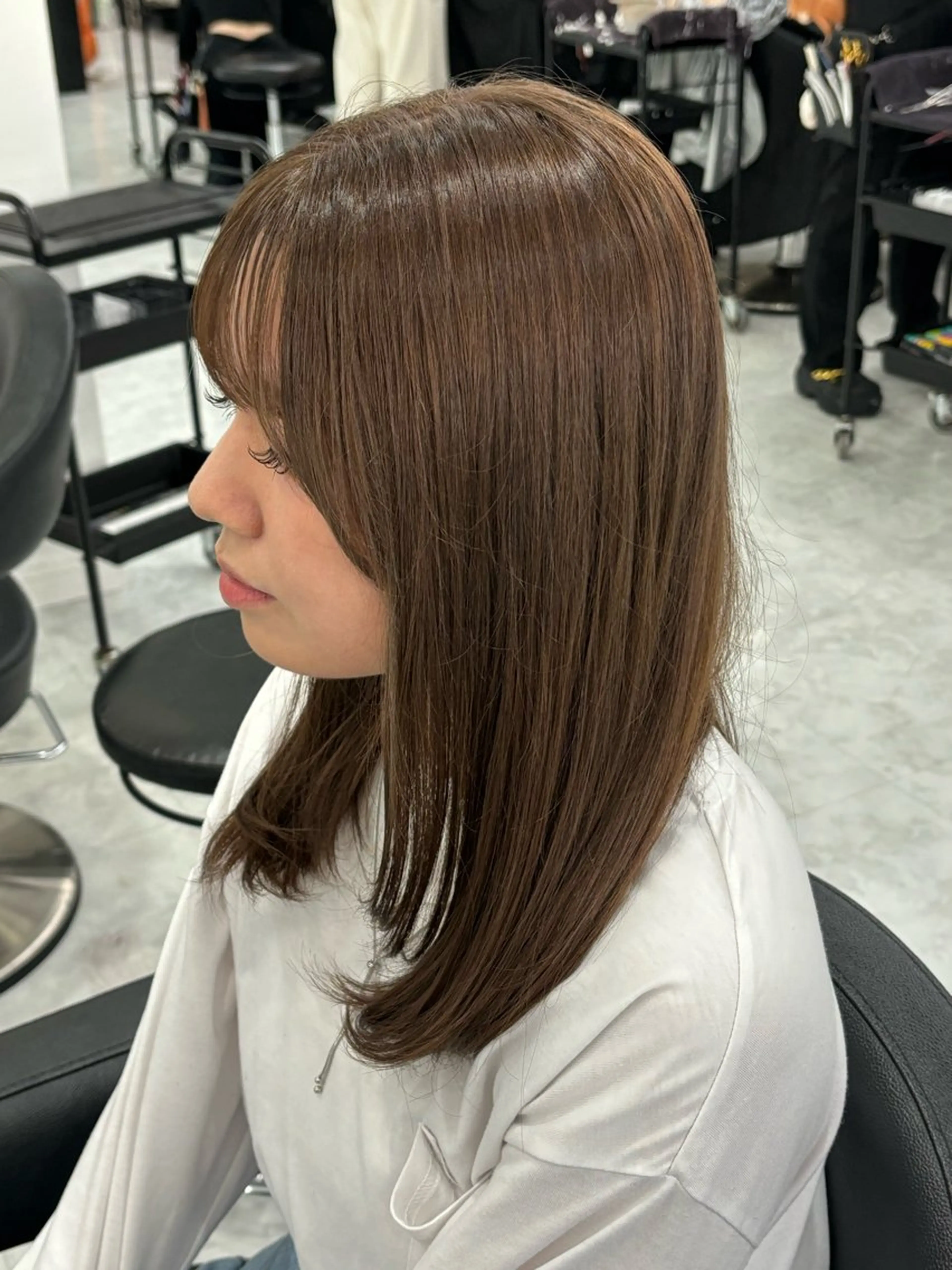 ミディアム カラー ヘアカラー トリートメント ヘアセット 透明感💕今っぽ似合 わせ𝐍𝐨. 𝟏のヘアスタイル