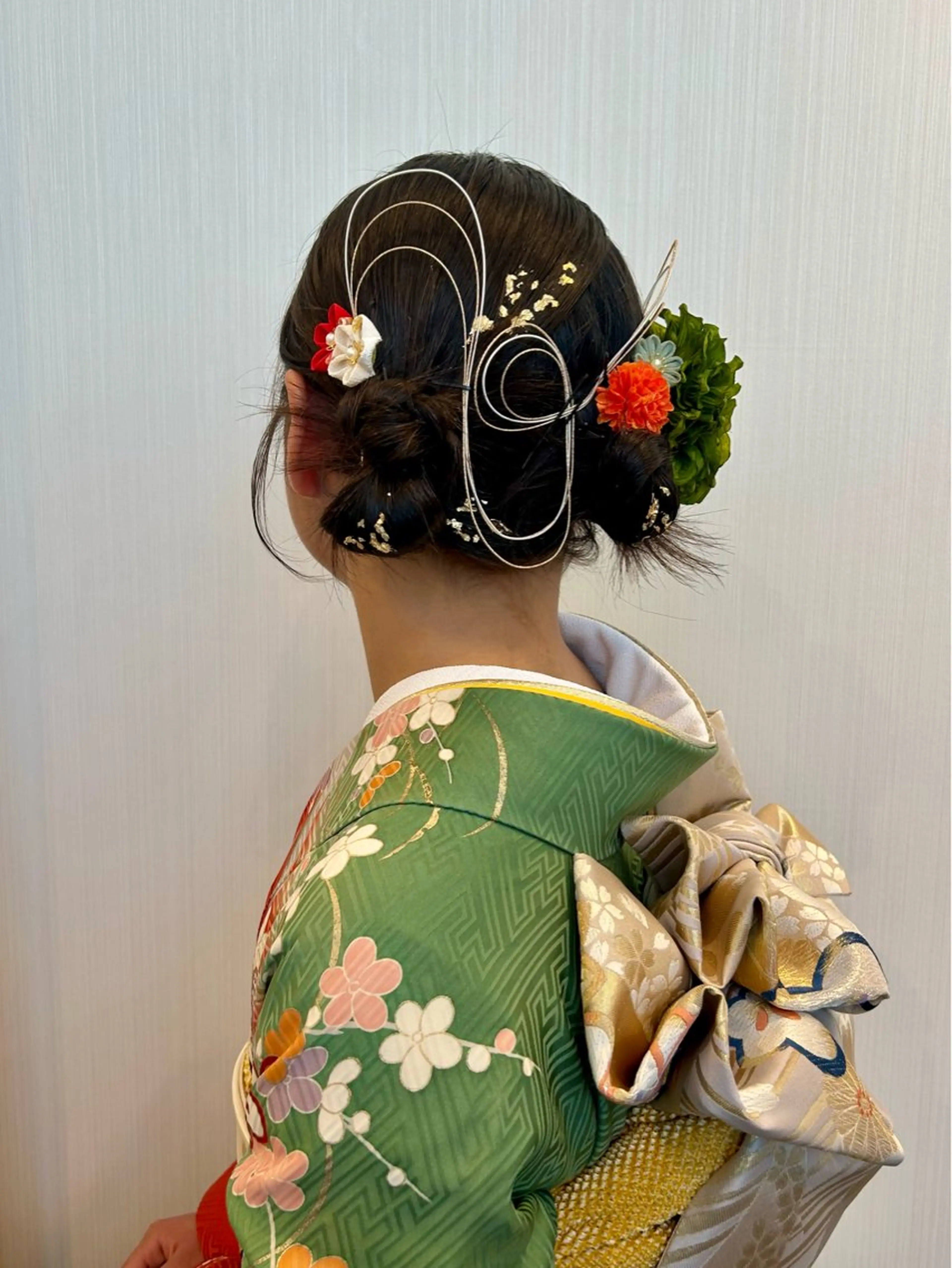 ミディアム ヘアアレンジ 着付け 似合わせ⌇お洒落 カット⌇平野あみのヘアスタイル