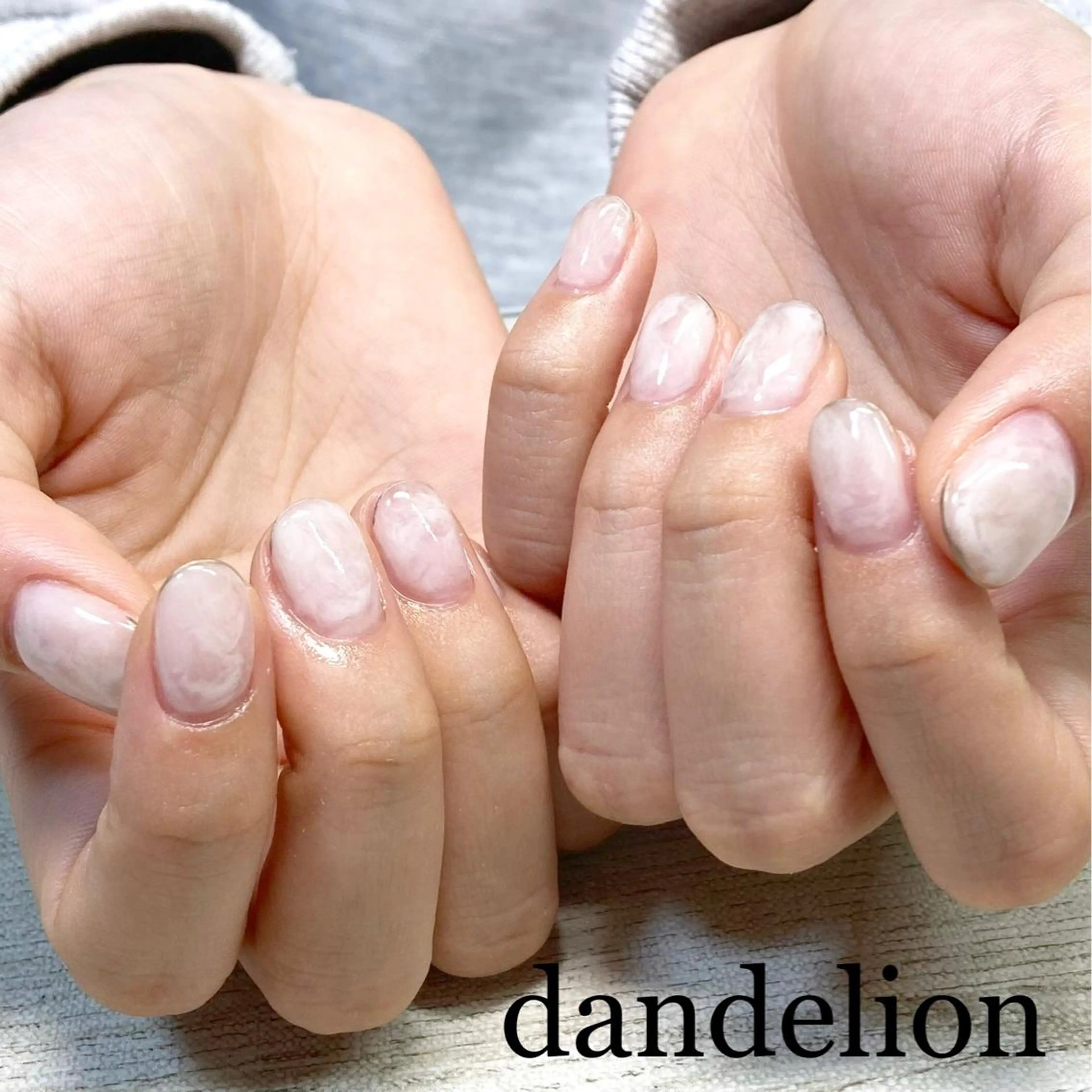 ネイル ハンドネイル ハンドケア dandelion ダンデライオンのネイルデザイン