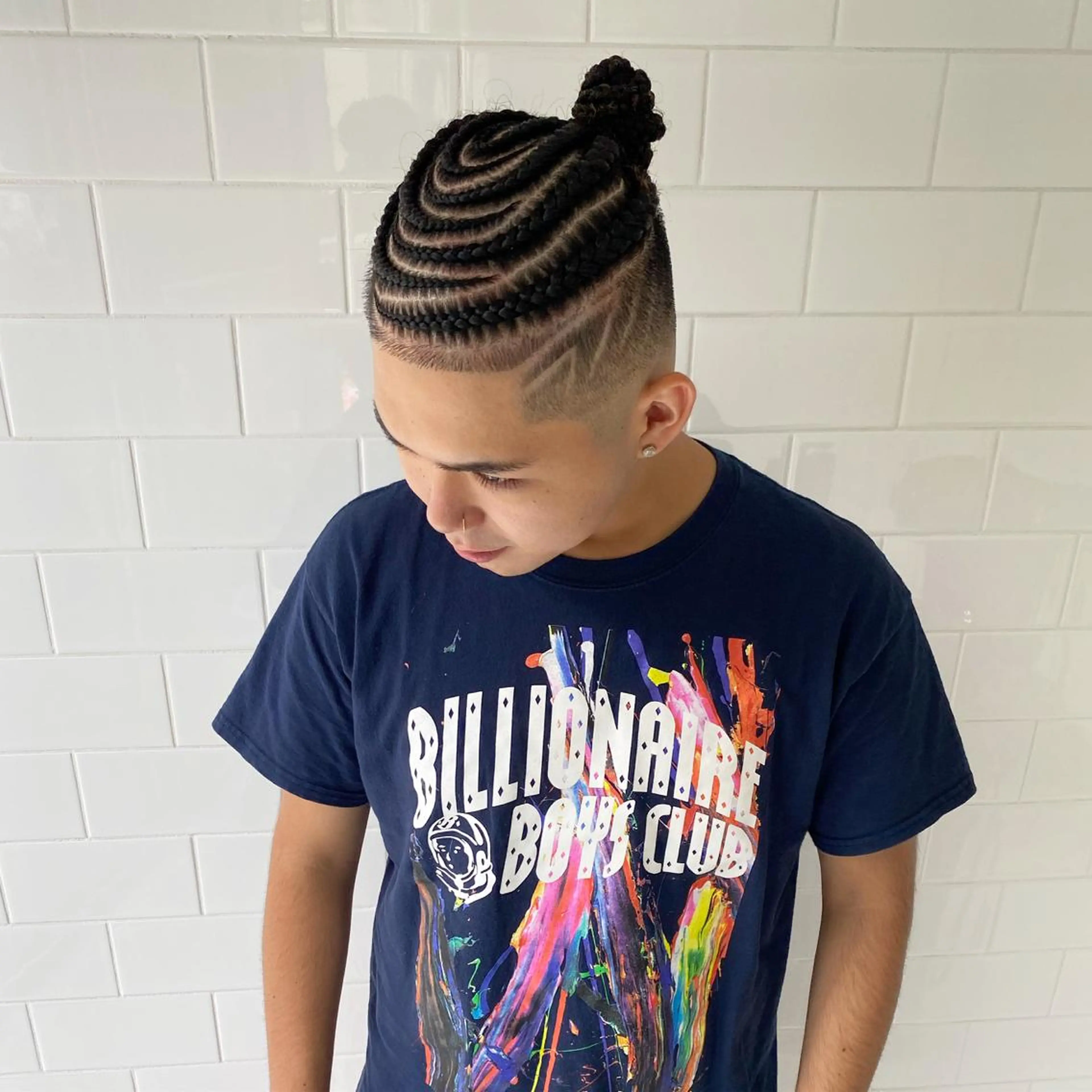 ショート カラー パーマ ヘアアレンジ メンズ キッズ ネイル マツエク・マツパ 中元 淳のヘアスタイル