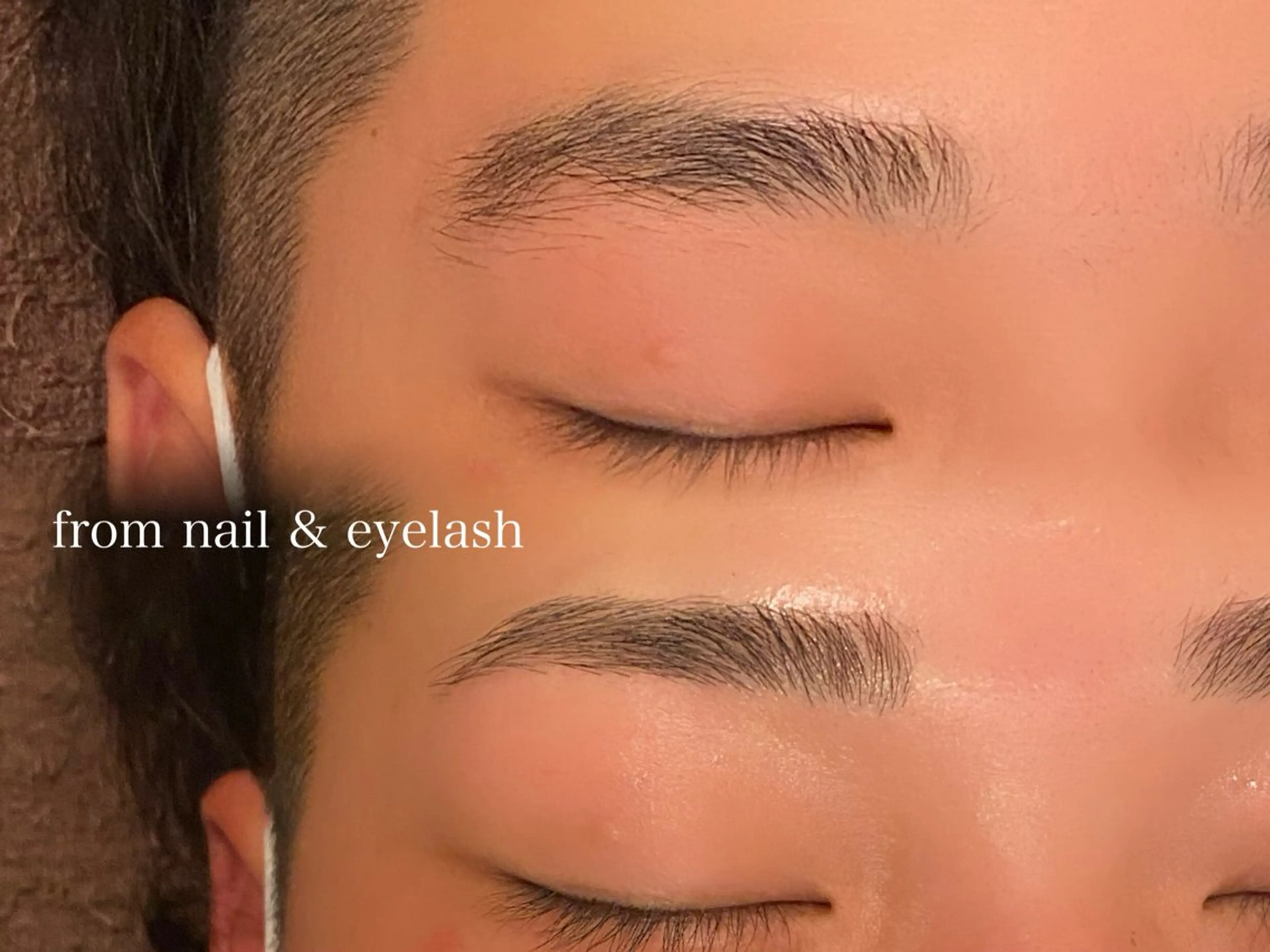 メンズ アイブロウ メンズアイブロウ 眉毛ワックス脱毛 from nail所属・フロムネイル airiのマツエク・マツパデザイン