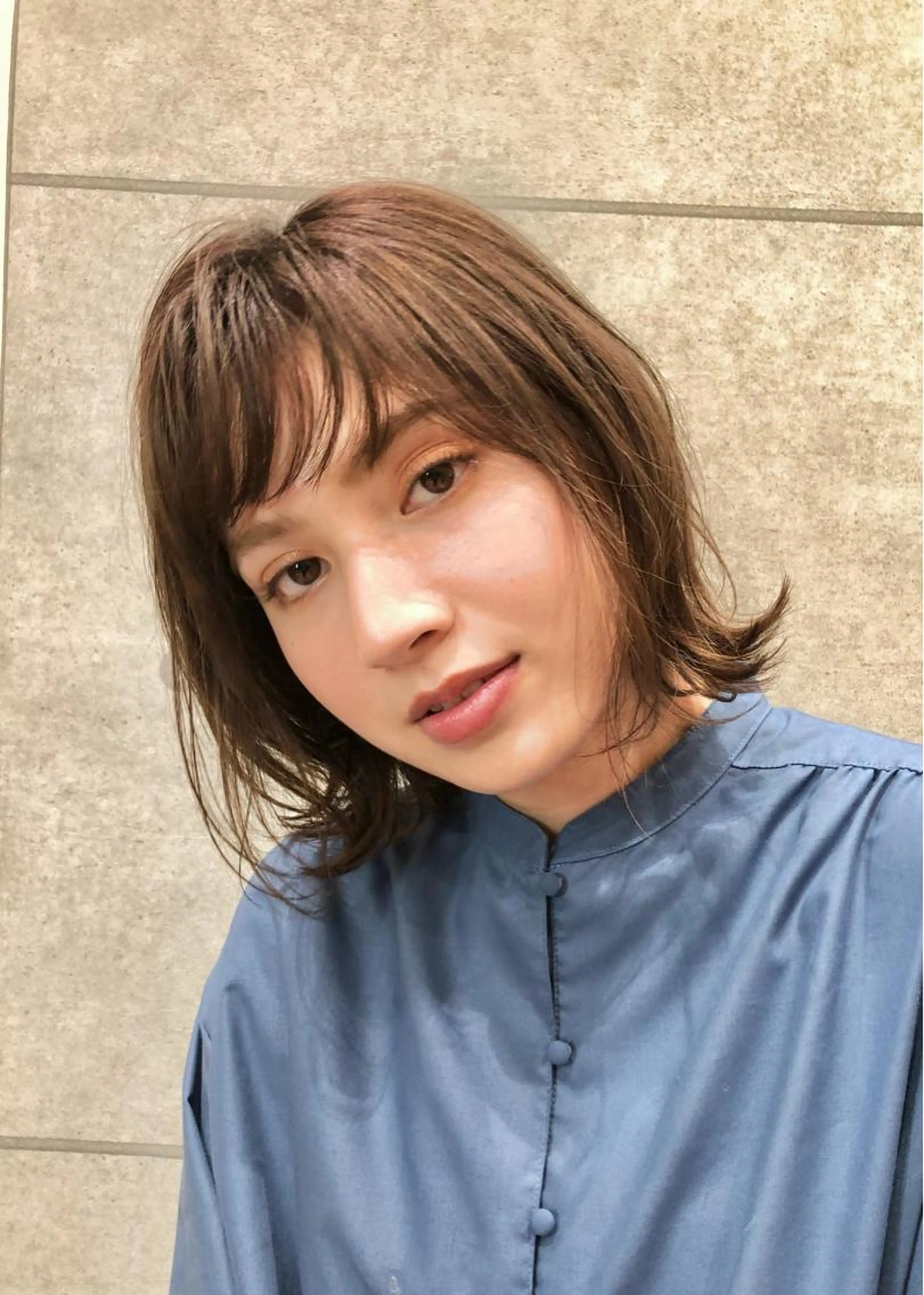 【似合わせ】外ハネボブスタイルカットの写真