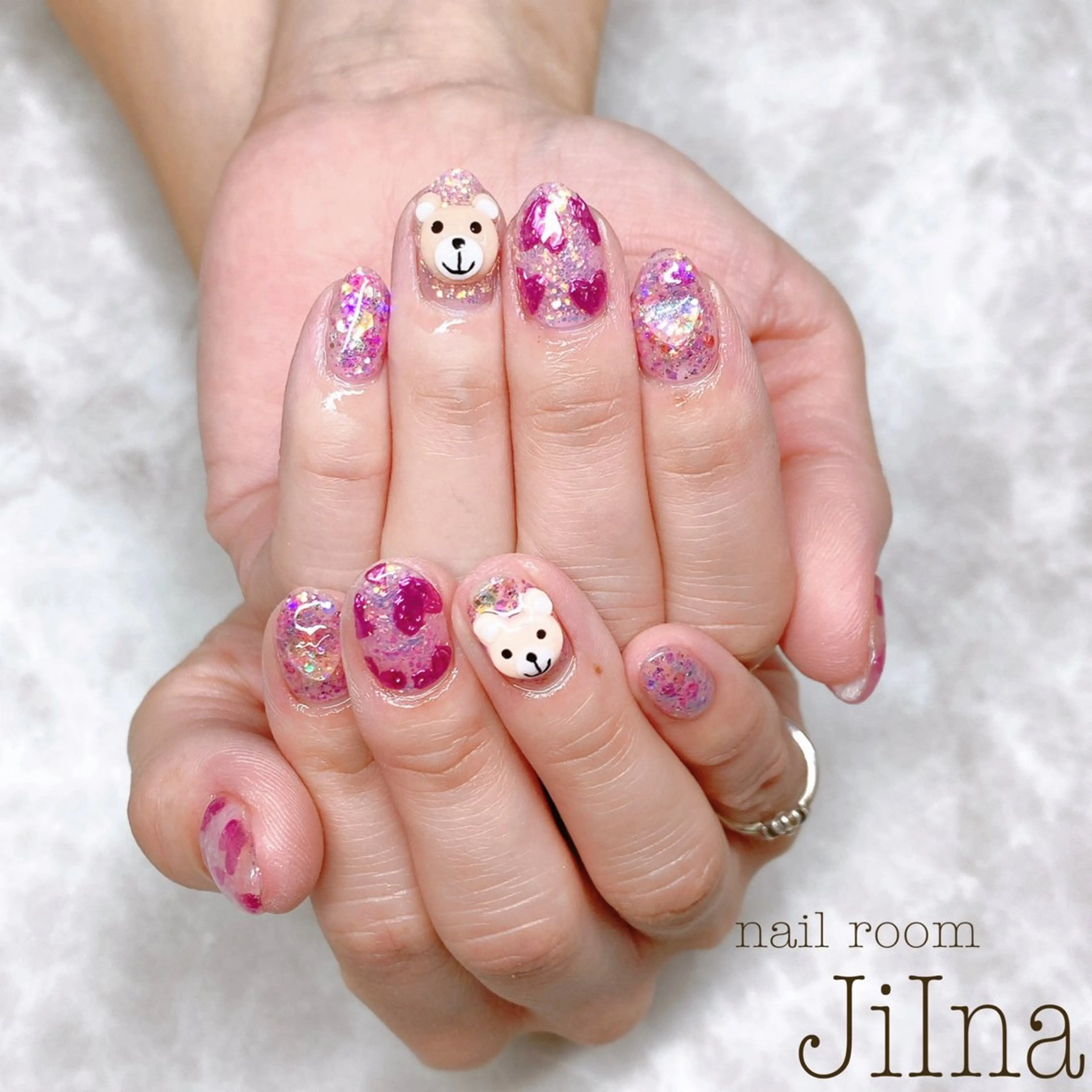 ネイル 持ち込み JiIna nailのネイルデザイン