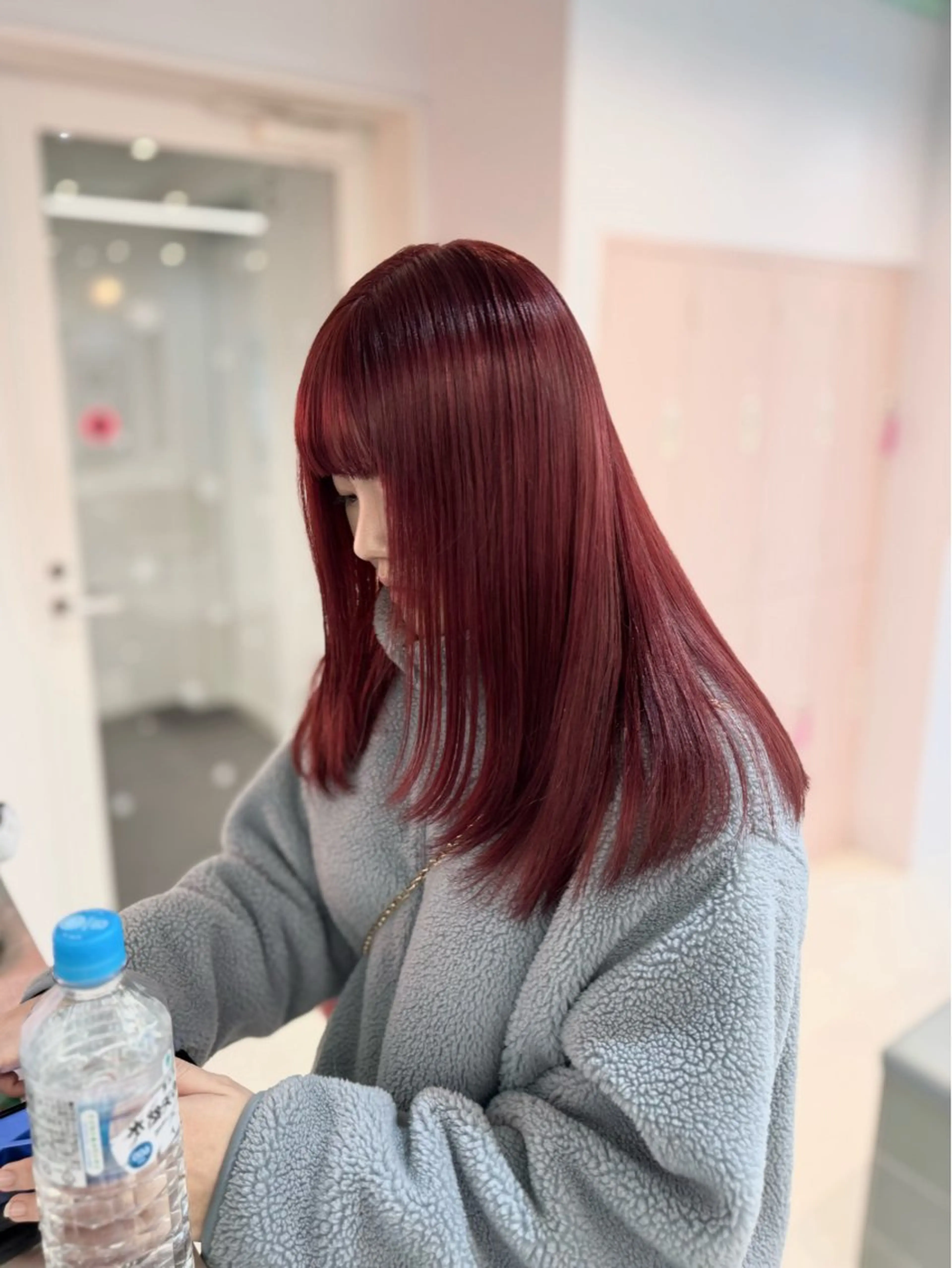 カラー YUZUKI艶カラー /似合わせ小顔カットのヘアスタイル