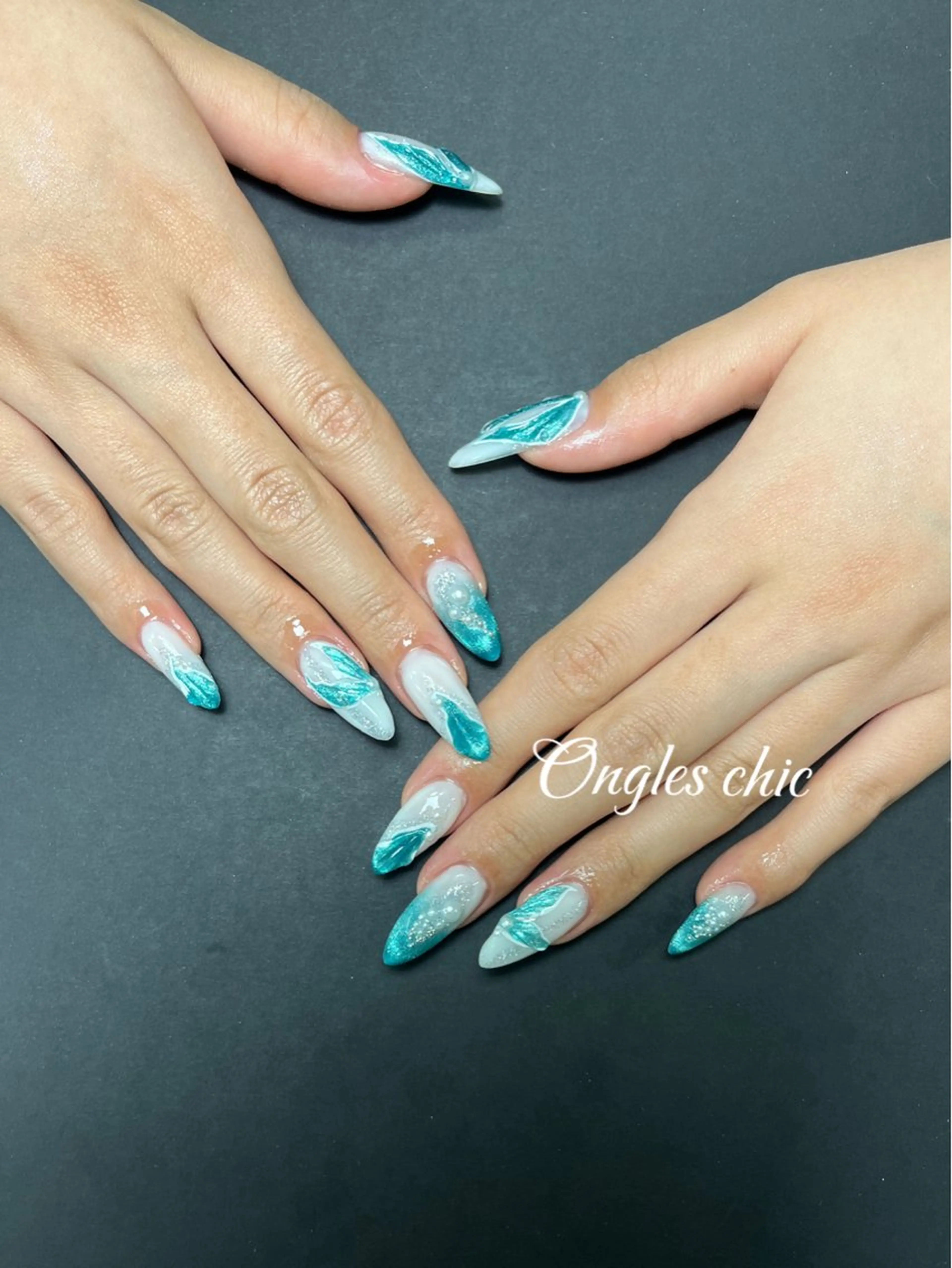 ネイル ハンドネイル ongles chicのネイルデザイン