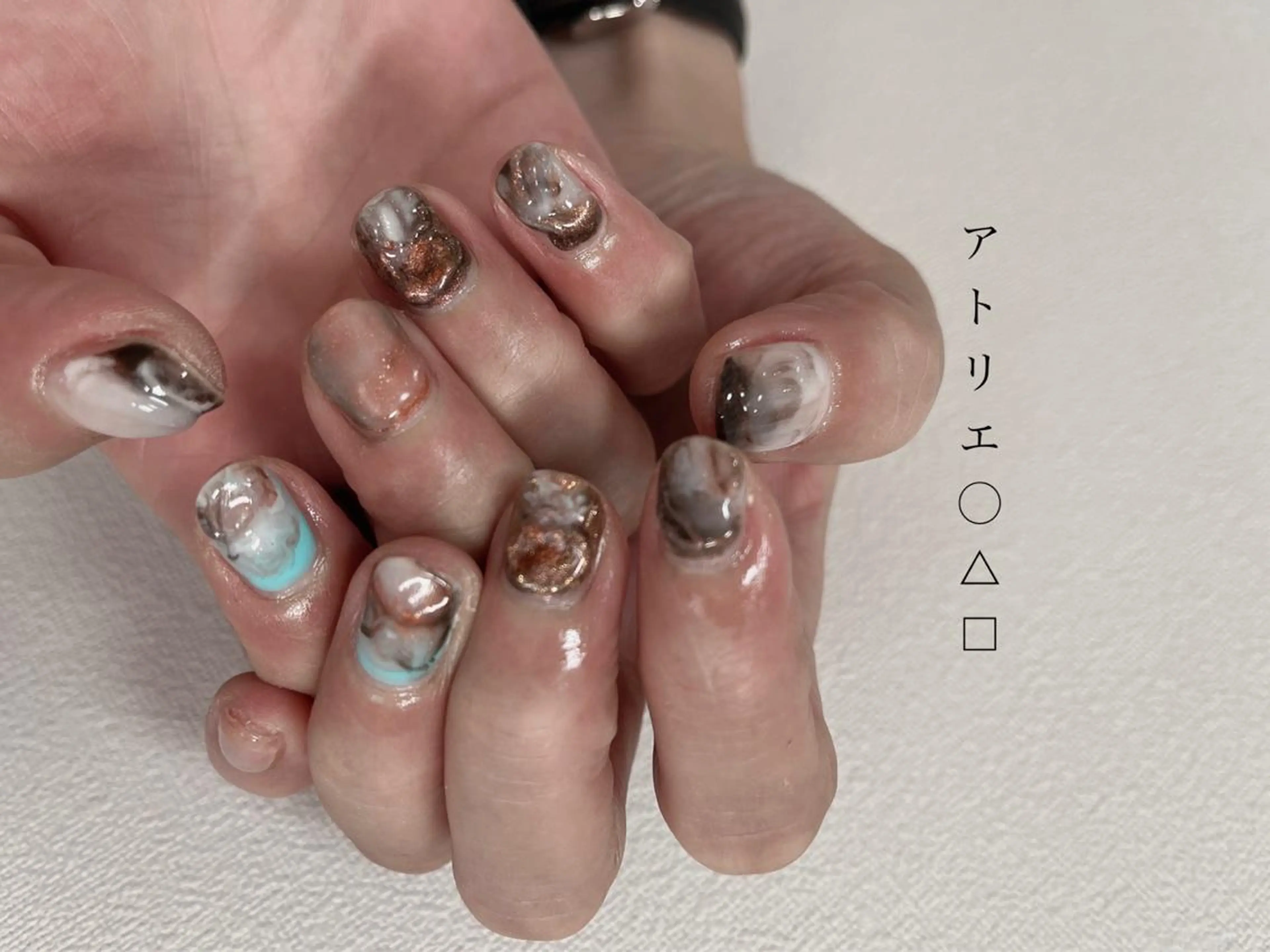 ネイル ハンドネイル アトリエ ○△□のネイルデザイン