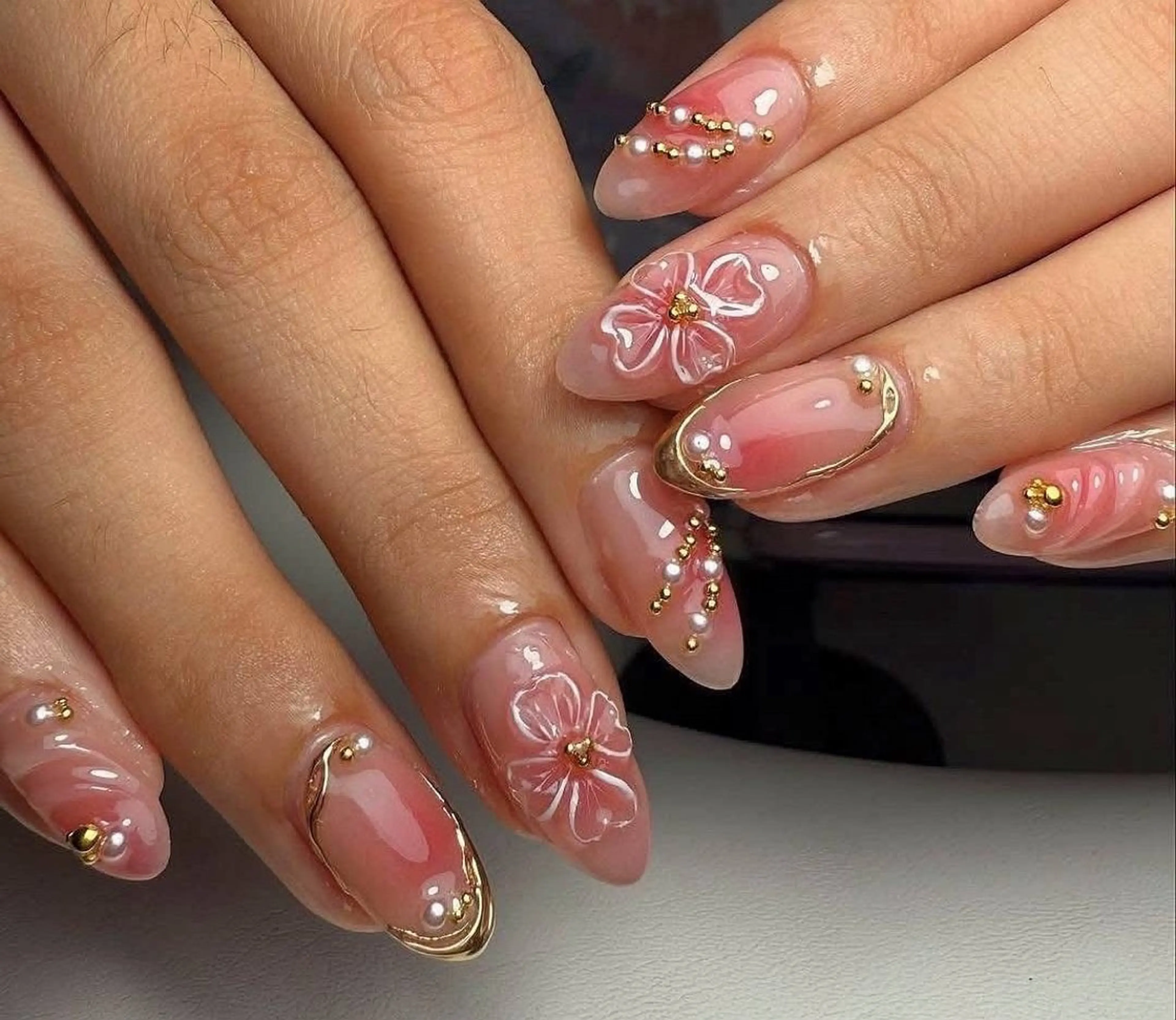 ネイル ハンドネイル ROSE ANA CHUO 本川越のネイルデザイン