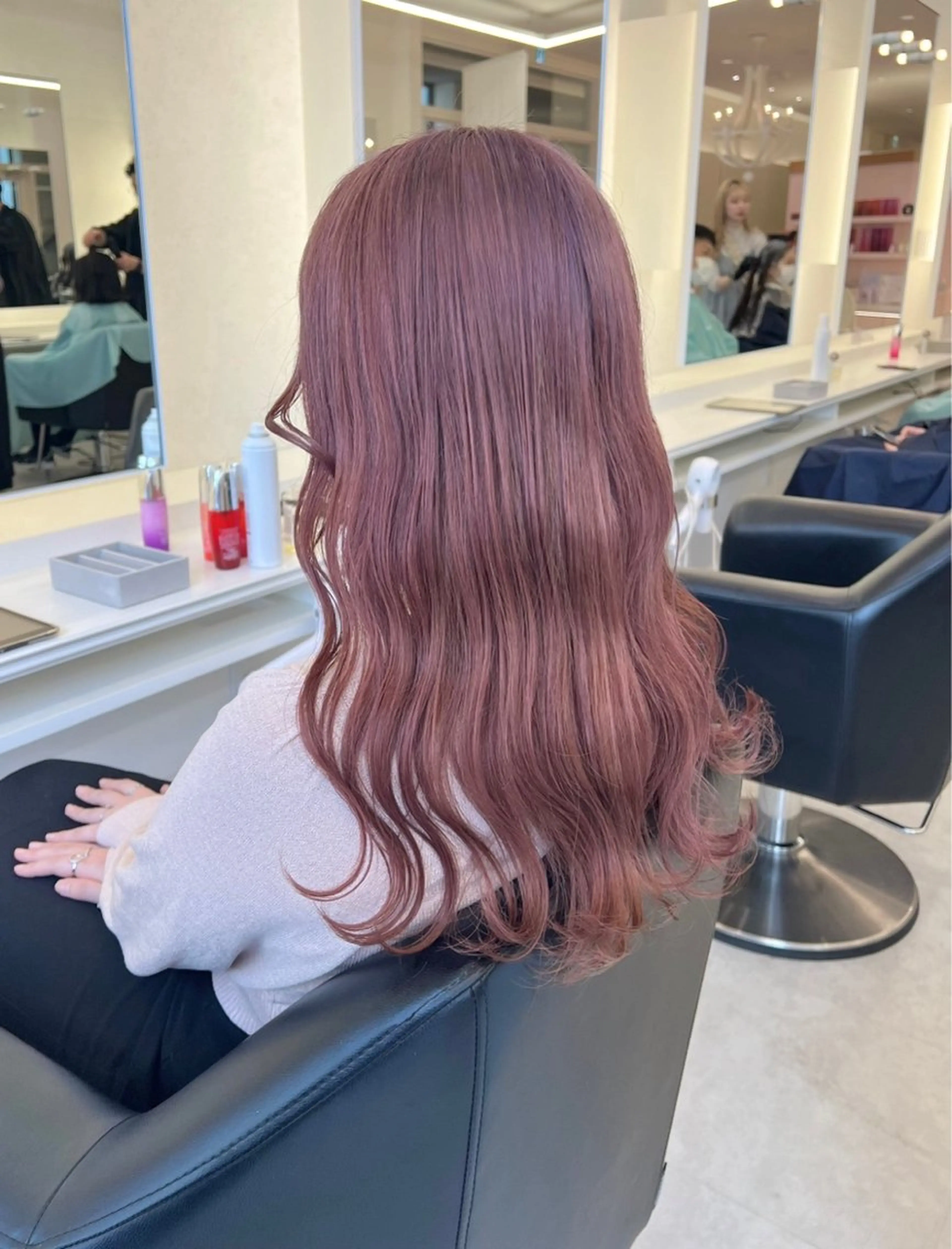 ロング カラー カット ヘアカラー ♡ParveMix NANO♡のヘアスタイル