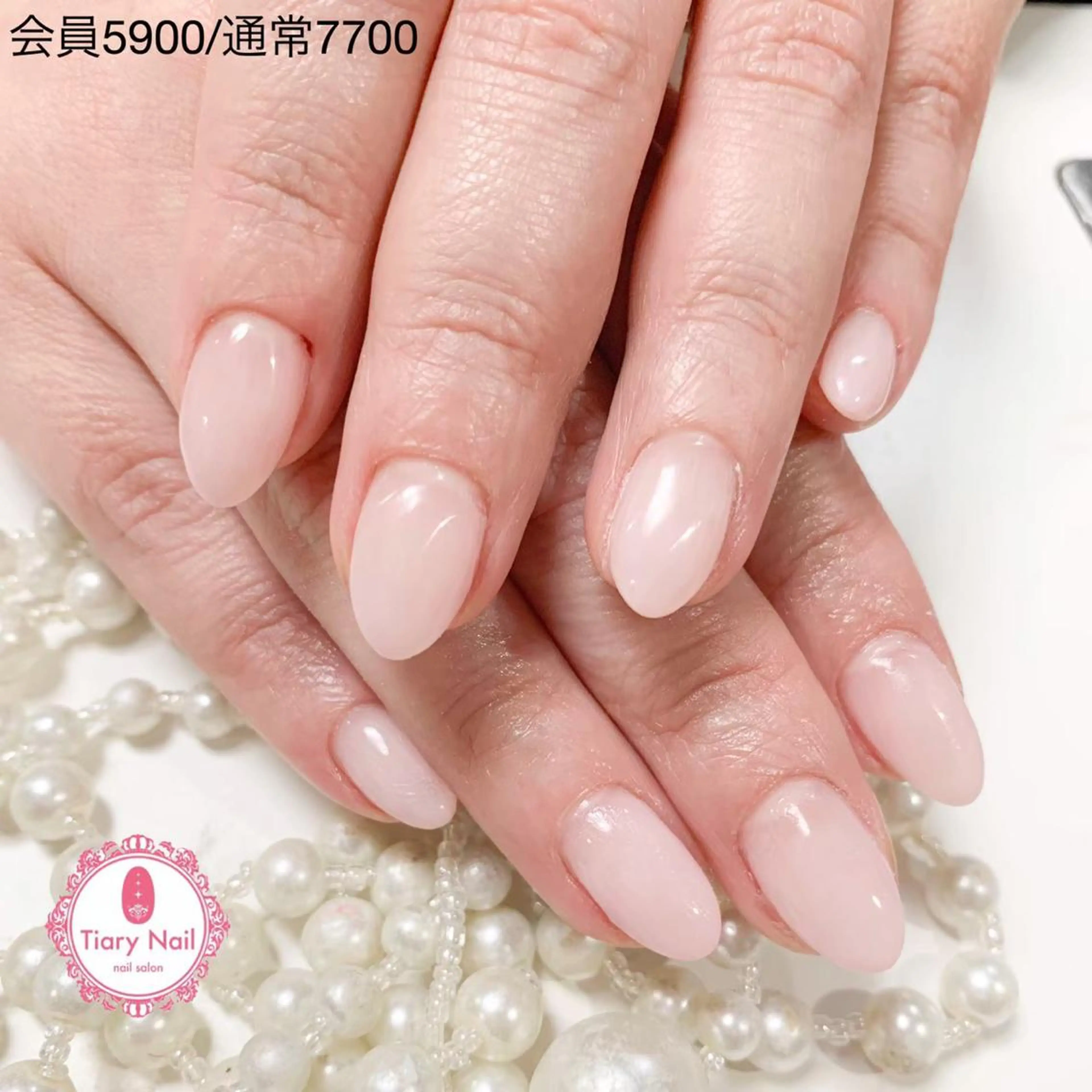ネイル 桜ネイル 長さ出し オフィスネイル スカルプネイル シンプルネイル 💗🪽Tiary Nail🪽💗のネイルデザイン