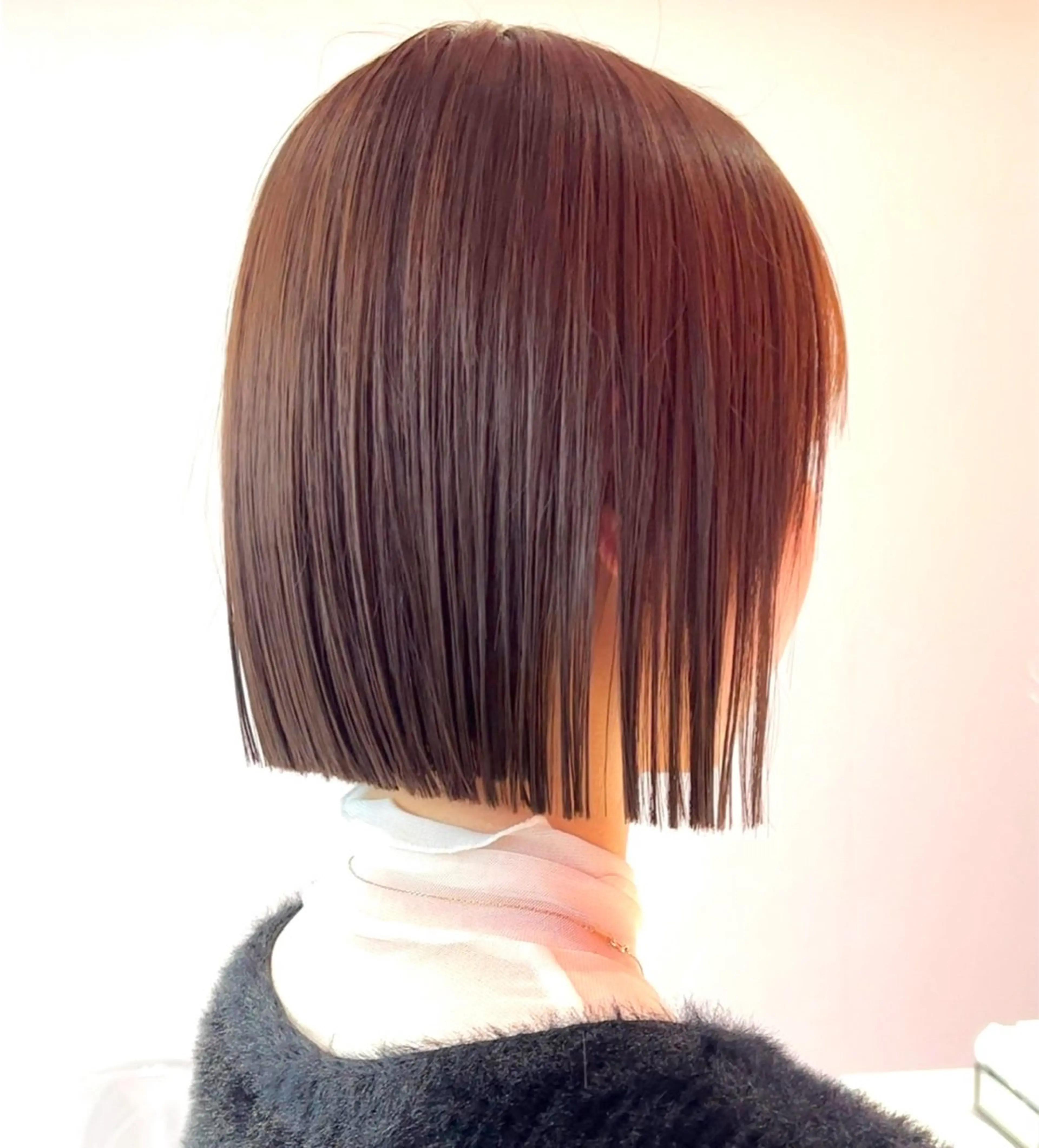 ショート 莉乃/縮毛矯正/髪質 改善/艶カラーのヘアスタイル