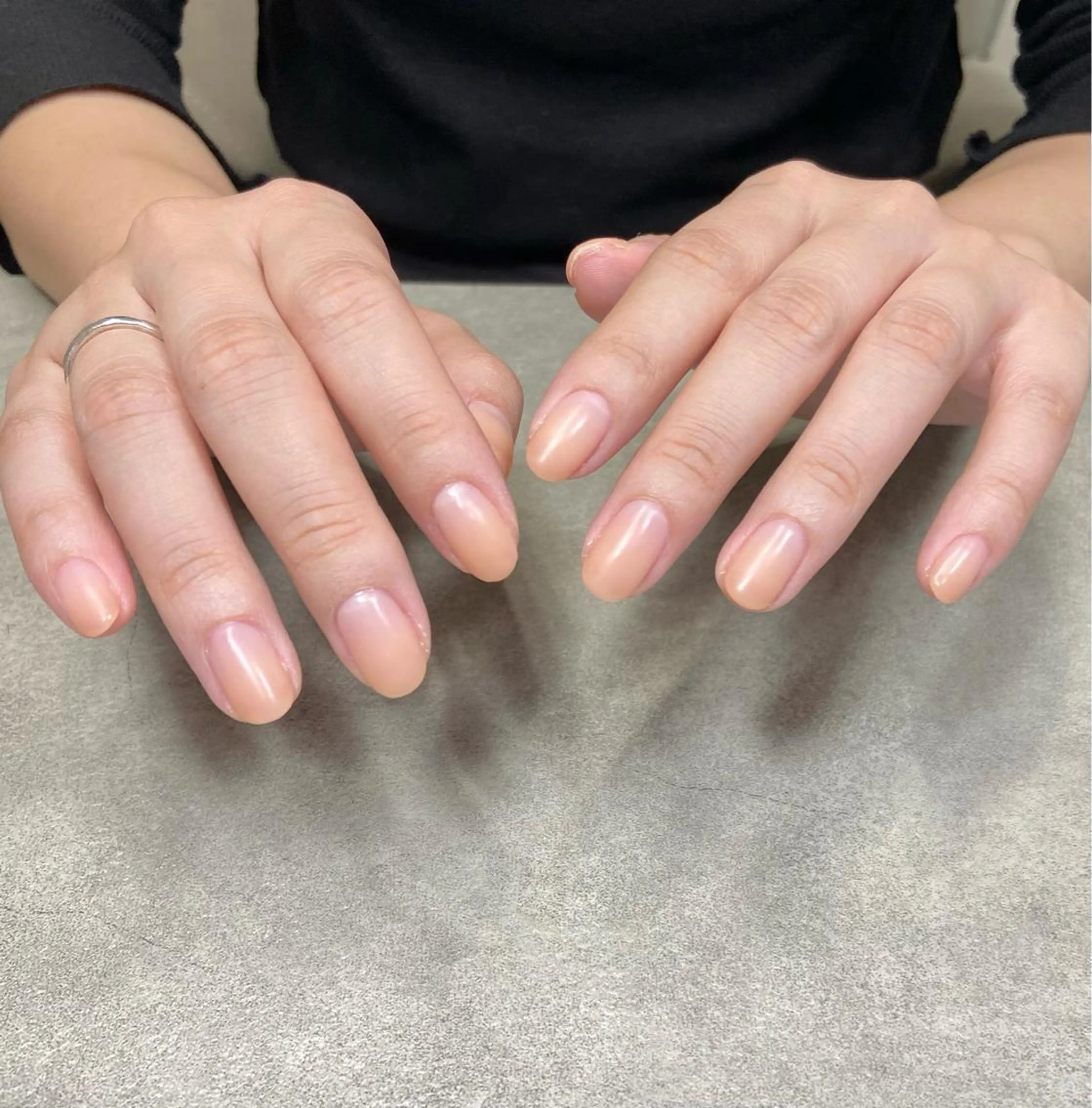 ネイル クリアネイル シンプルネイル salon de oct.のネイルデザイン