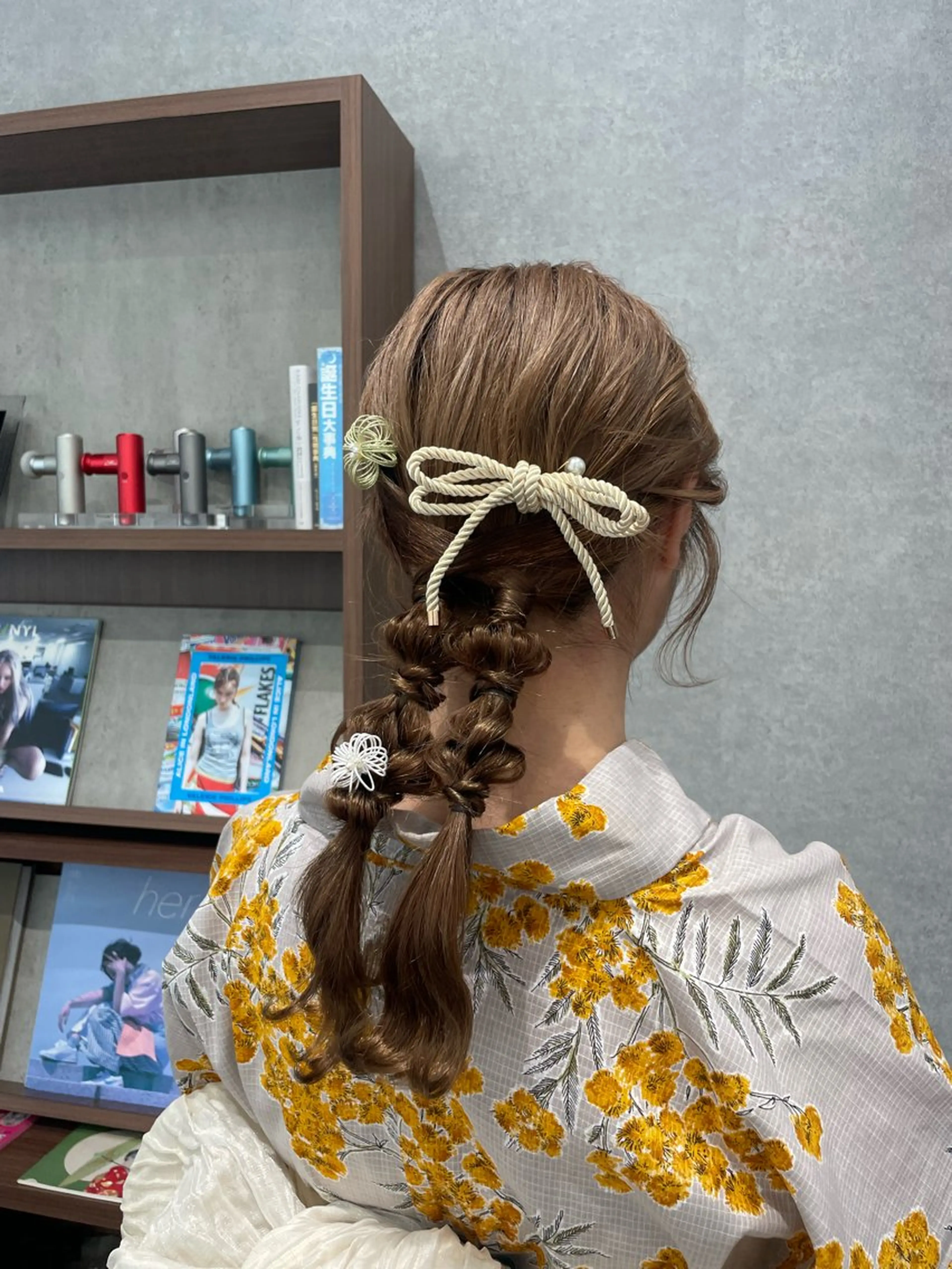 セミロング 着付け Daisy🎀透け感 カラー🎀JUNAのヘアスタイル