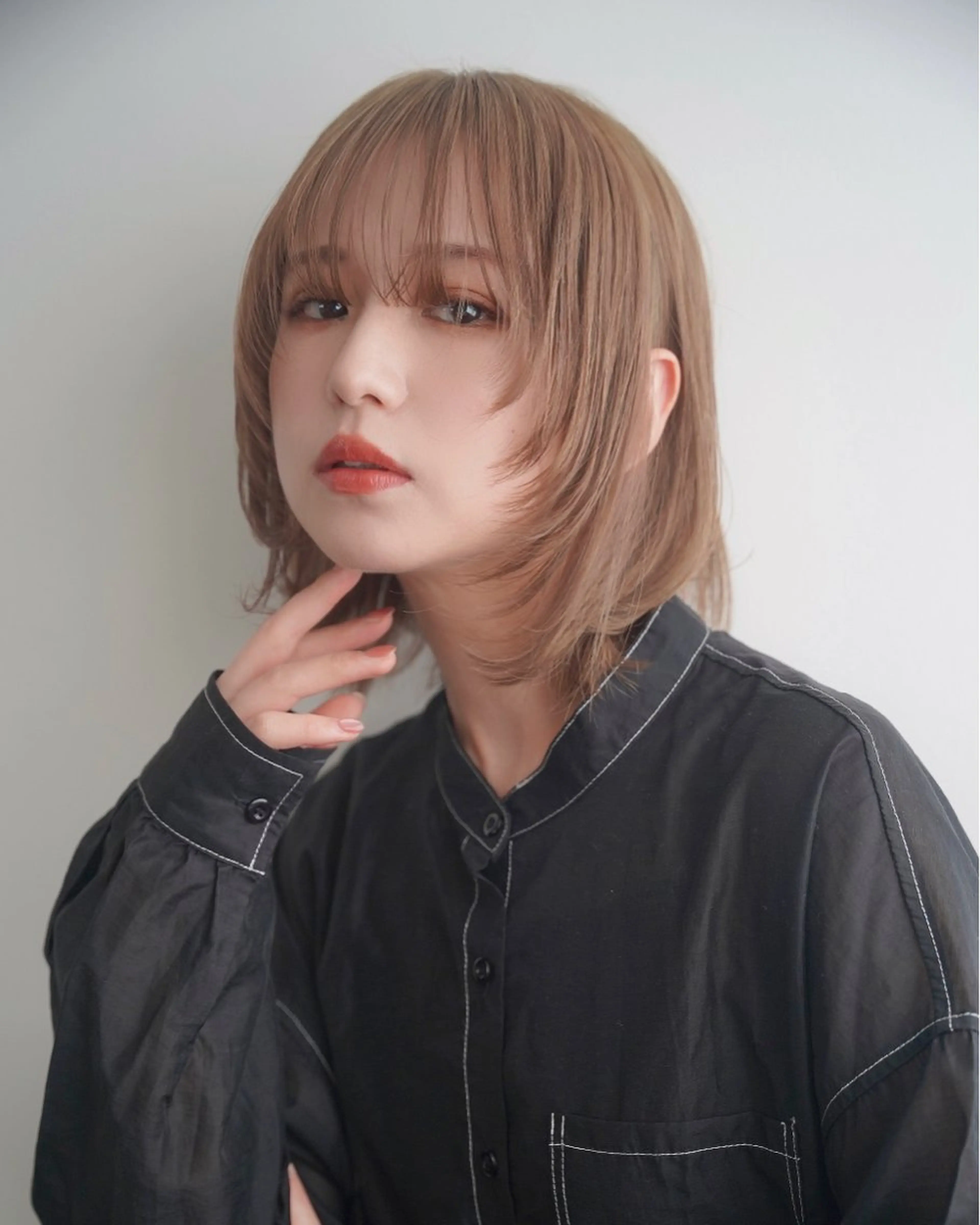 顔周りカット ¥2200の写真