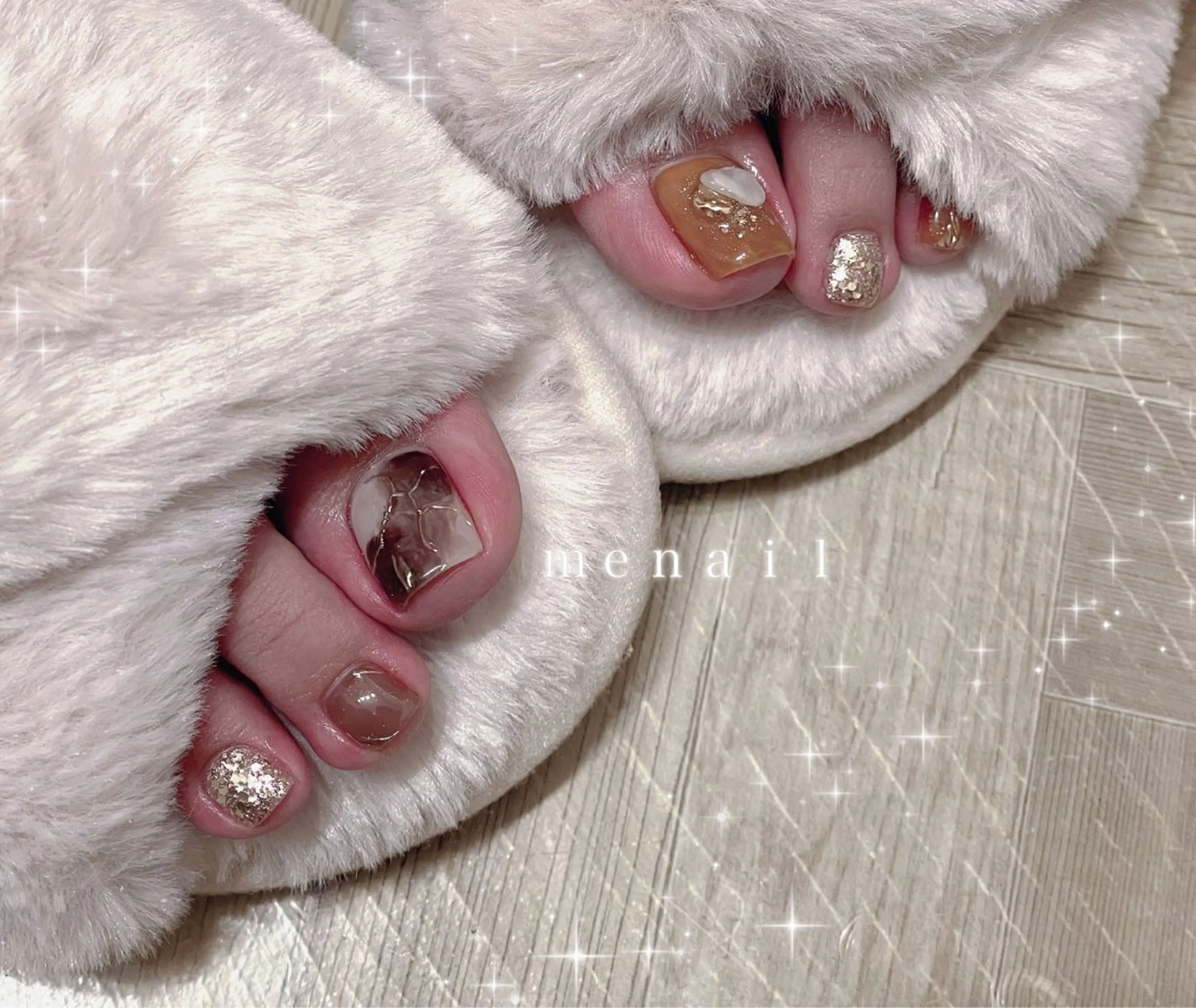 ネイル ハンドネイル フットネイル ＃ ｍｅのネイルデザイン