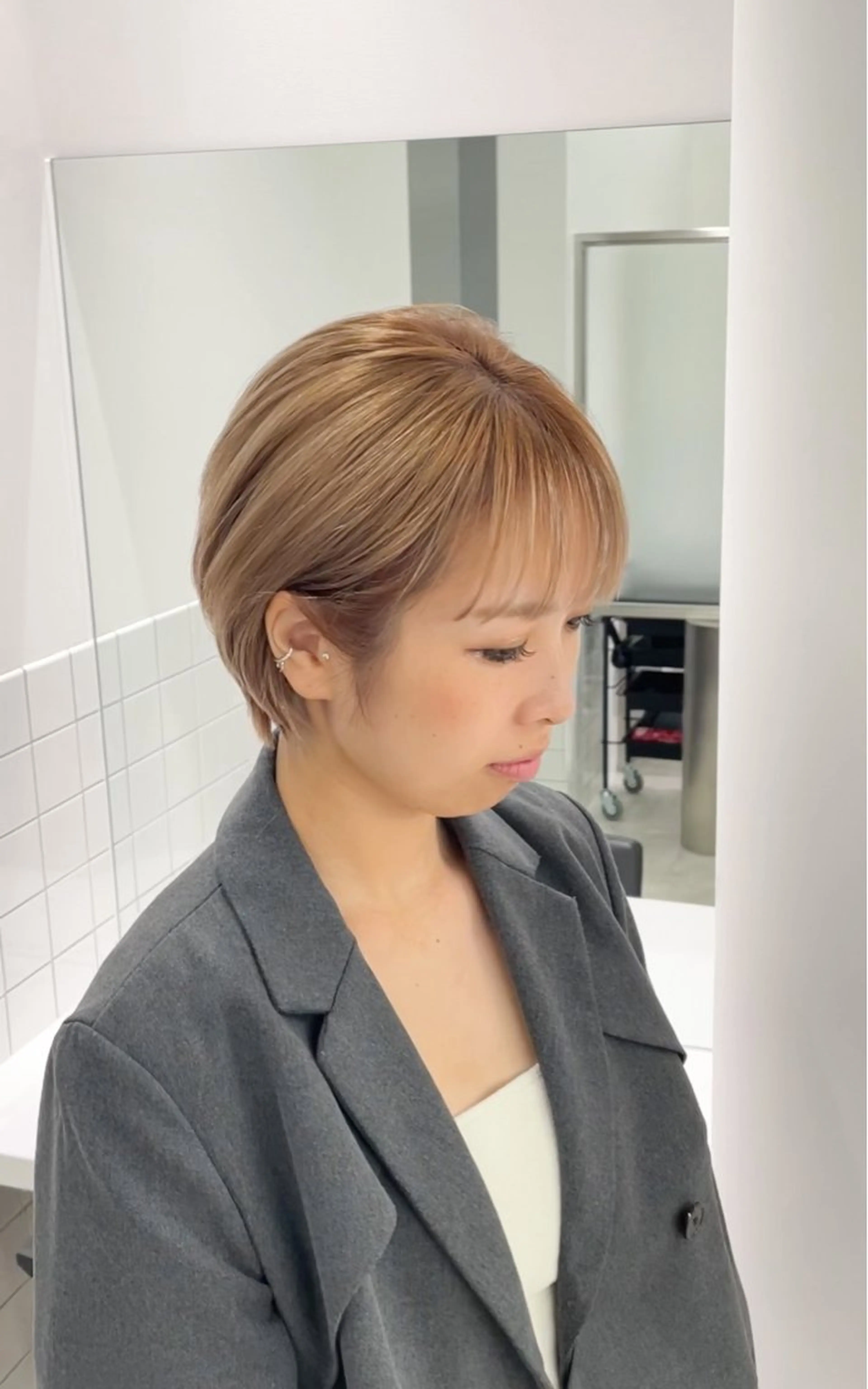 ショート カラー GO TODAY SHAiRE SALON所属・大人スタイル 太田のヘアスタイル