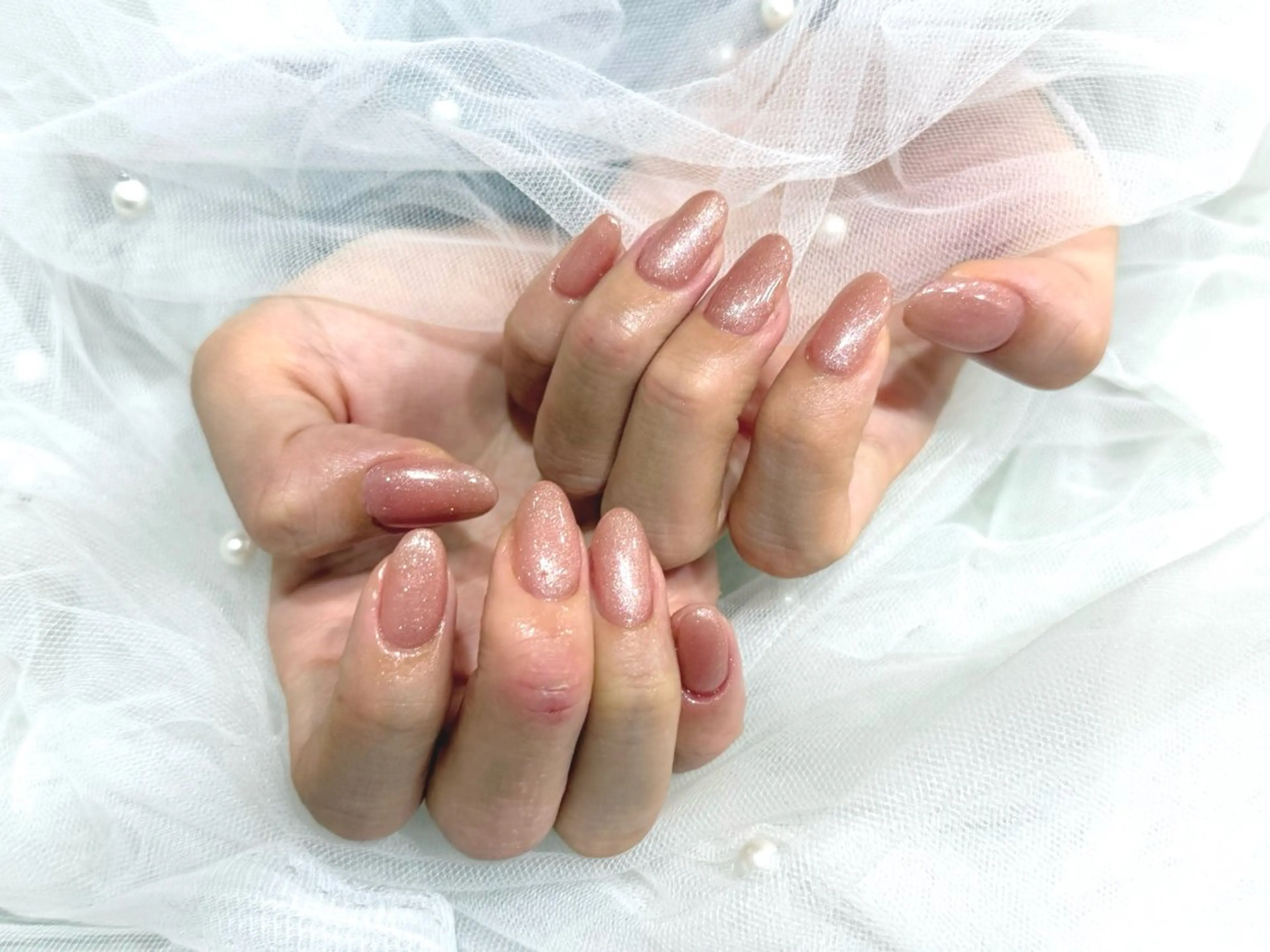 ネイル ジェルネイル ハードジェル Grandir しずくのネイルデザイン