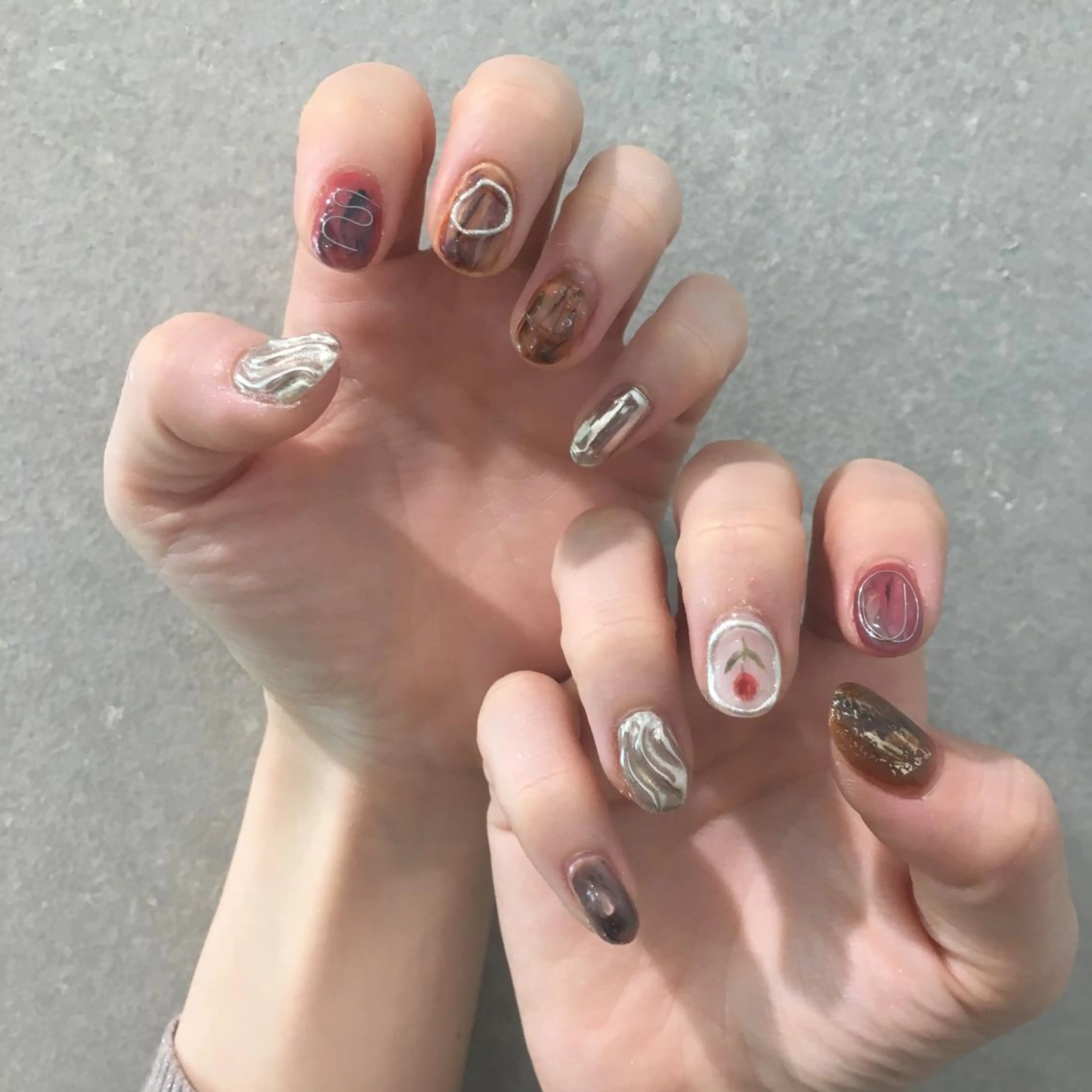 ネイル 【似合わせ提案】鈴木 舞のネイルデザイン