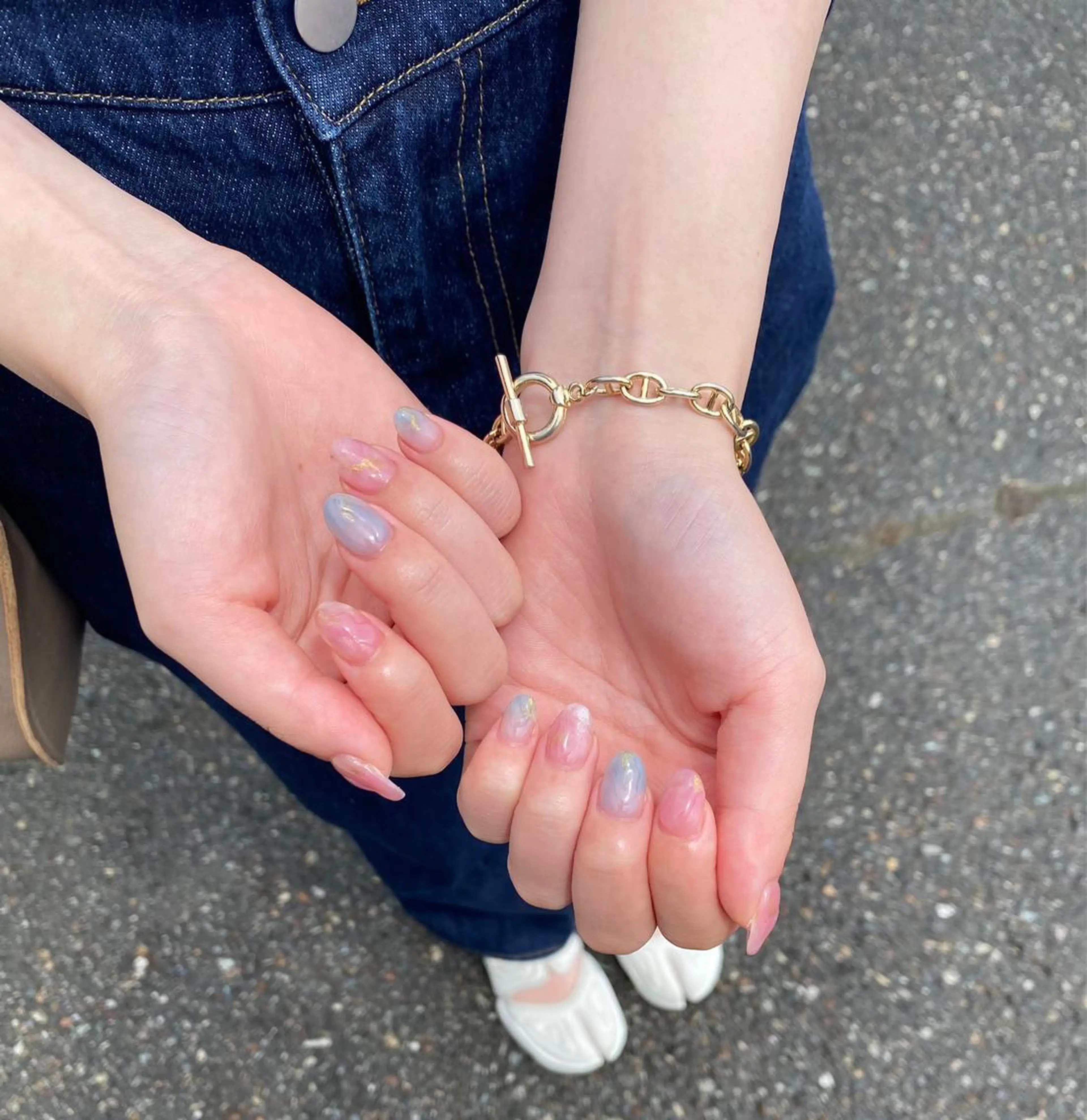 ネイル ニュアンスネイル ハンドネイル 鈴木 優菜のネイルデザイン