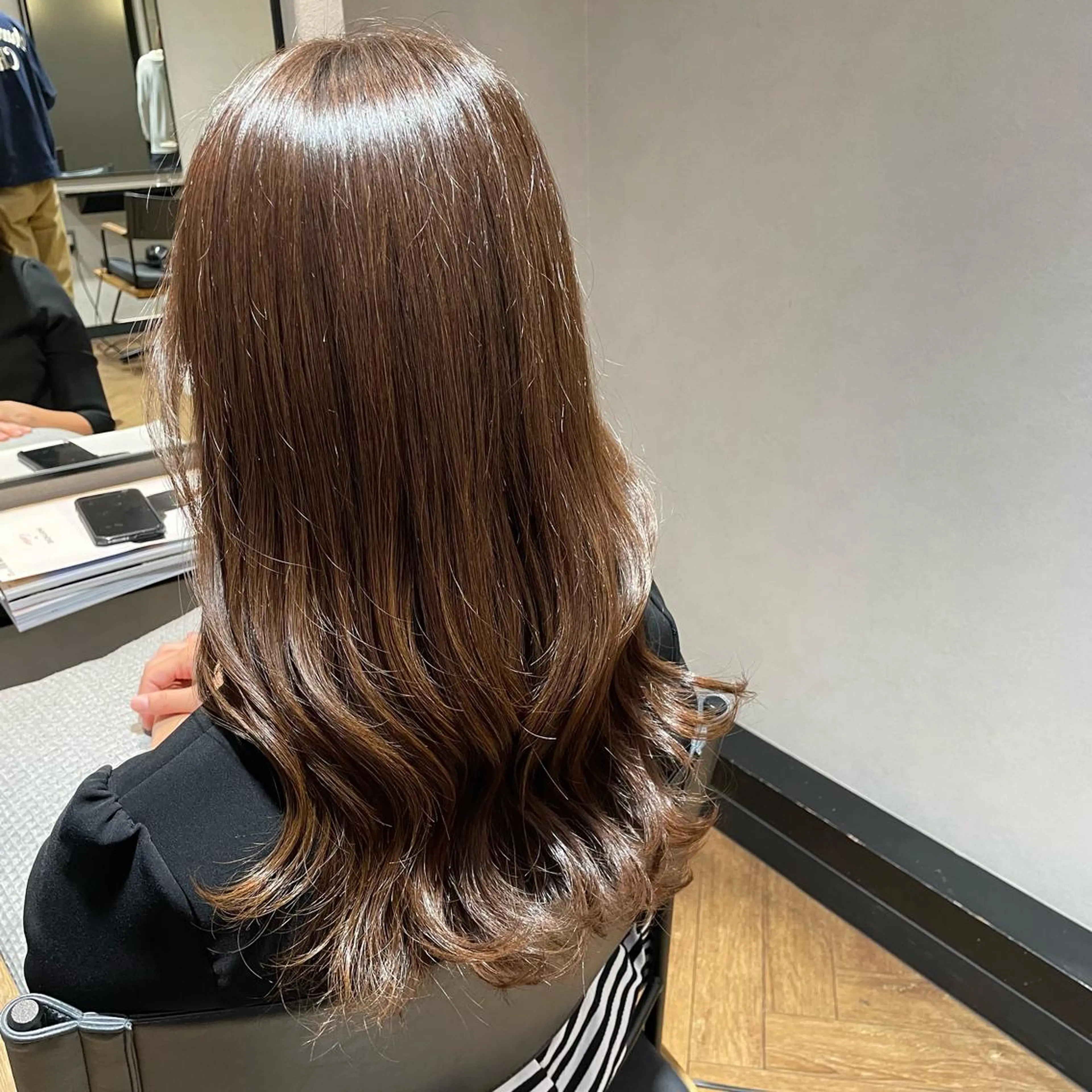 ロング 金城 二千夏のヘアスタイル