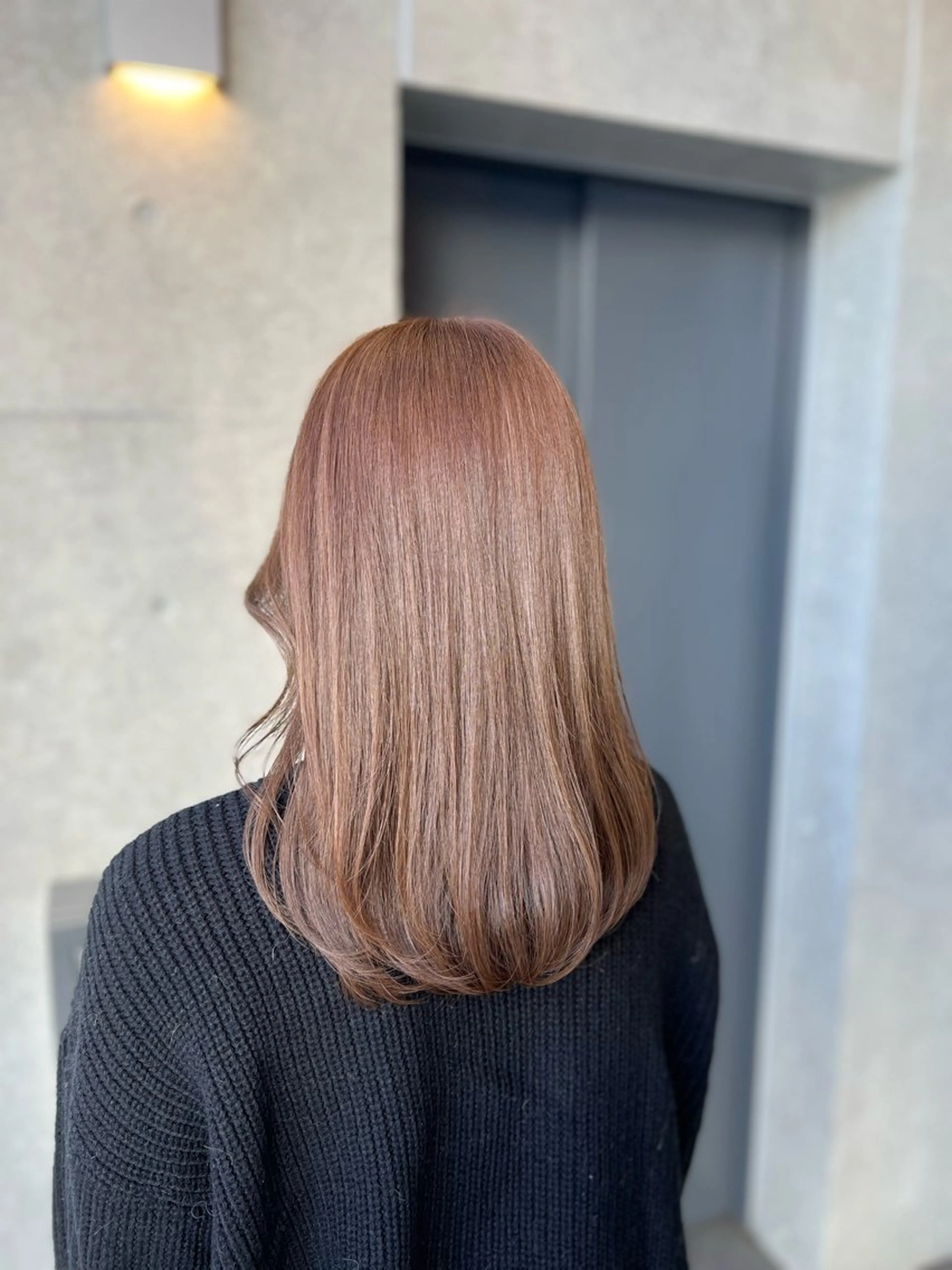 ミディアム カラー アディクシーカラー ブリーチ ブラウンカラー 透明感カラー ブリーチなしカラー ヘアカラー トリートメント ＤＥＳＴ所属・吉野 瑳桜のヘアスタイル