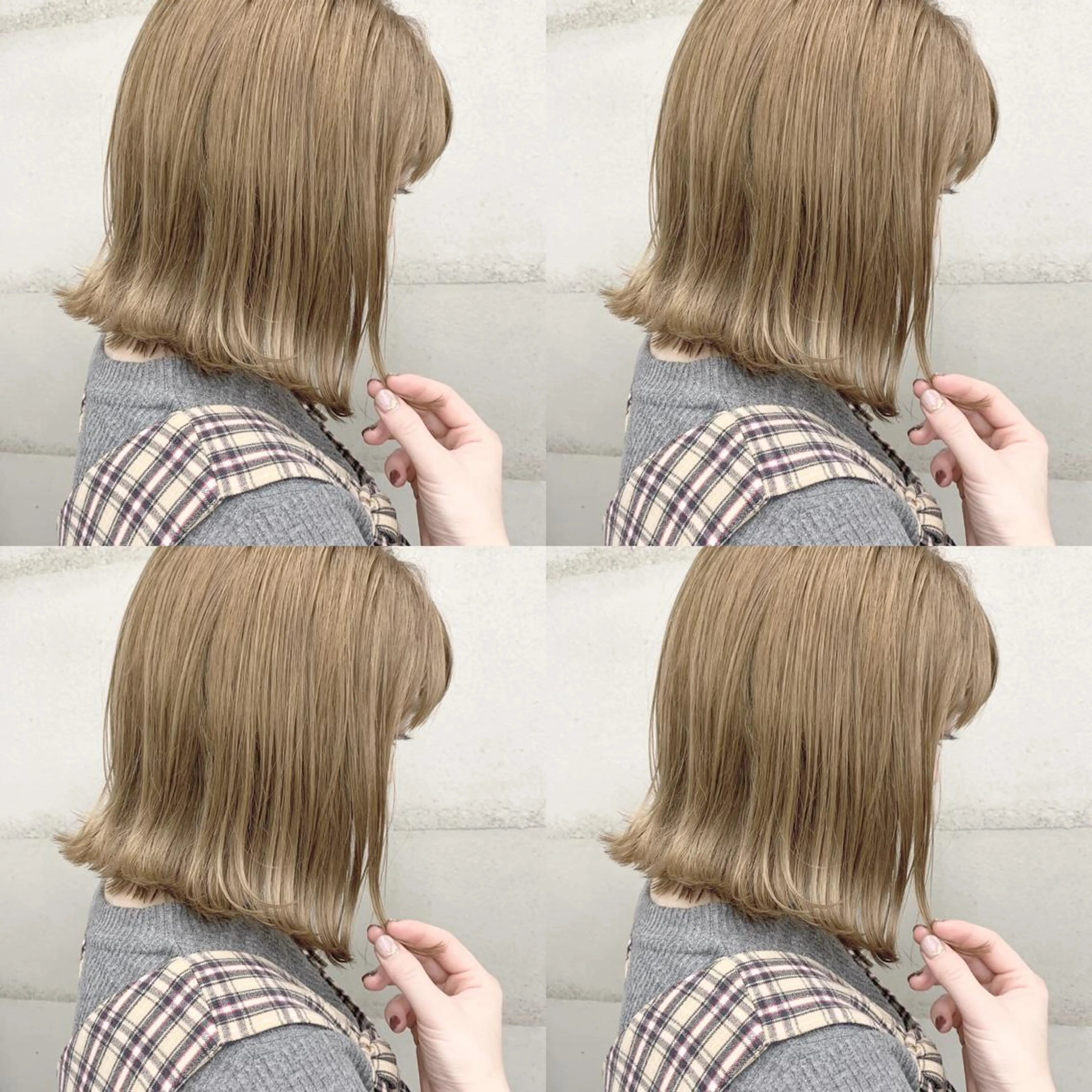 ショート 透明感/オリーブ/ グレージュ/YUKAのヘアスタイル