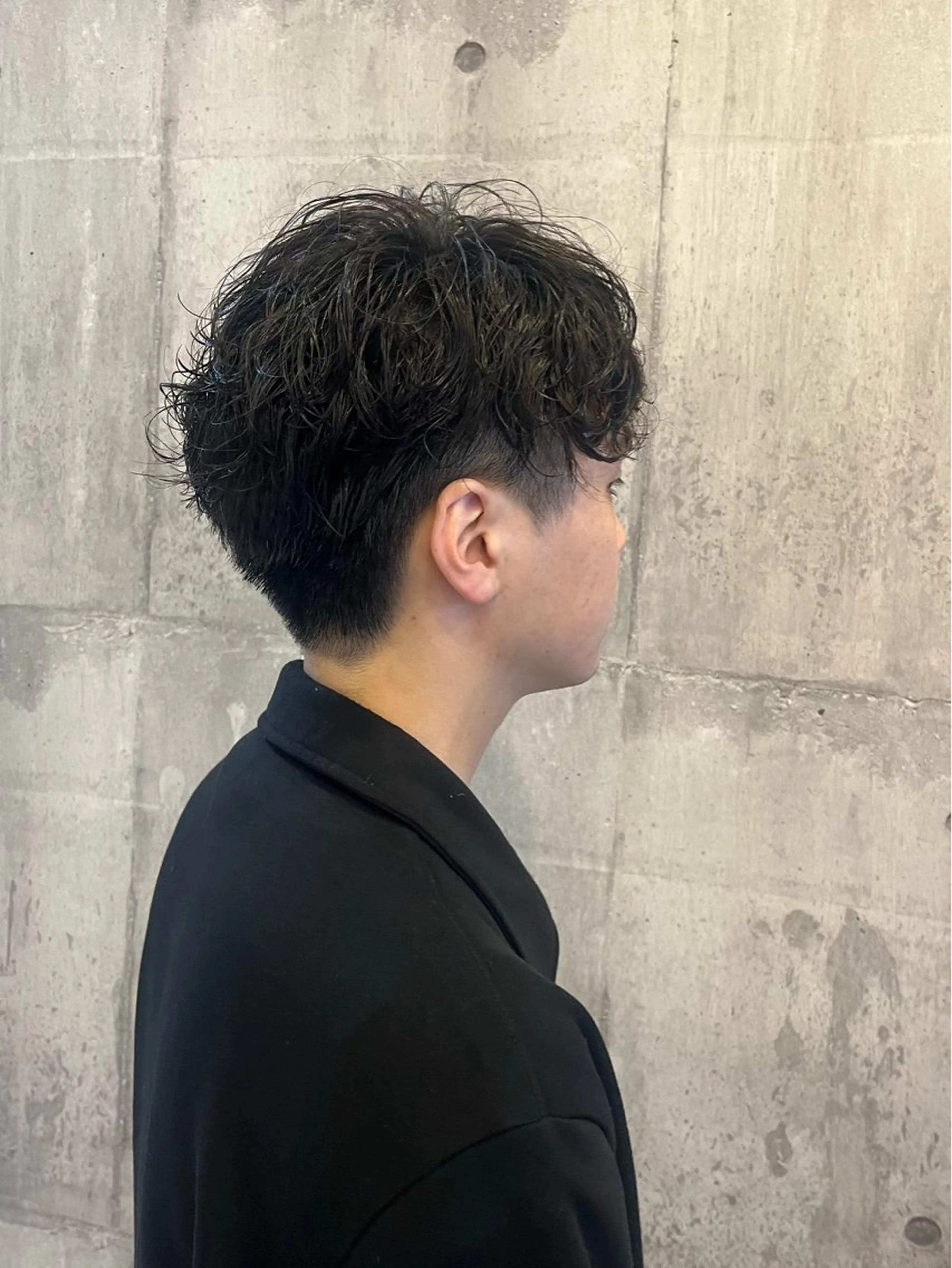 ショート メンズ メンズパーマ いけだ さやかのヘアスタイル
