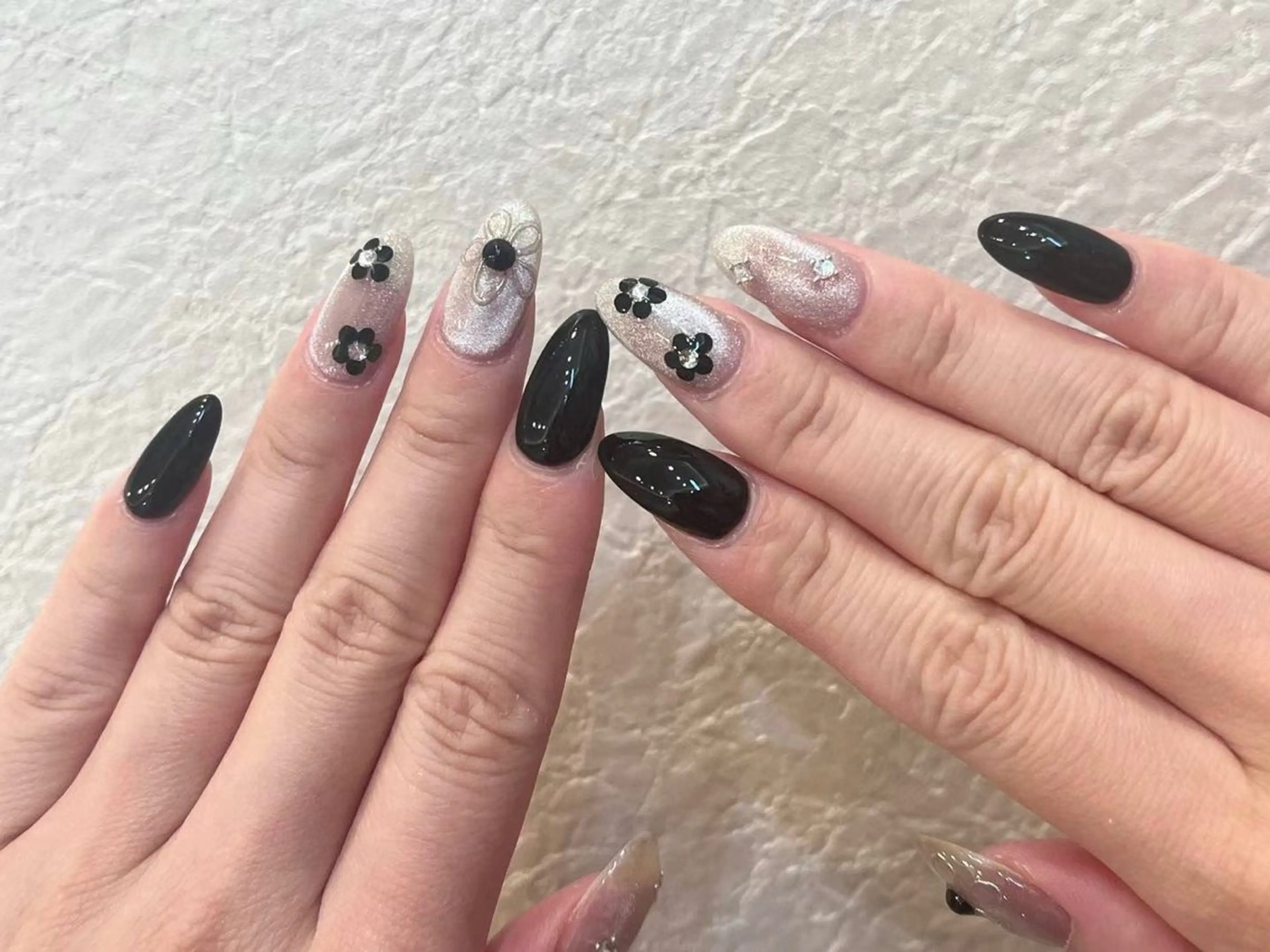 ネイル アートネイル フラワーネイル フットネイル ジェルネイル マグネットネイル Babarla nailのネイルデザイン